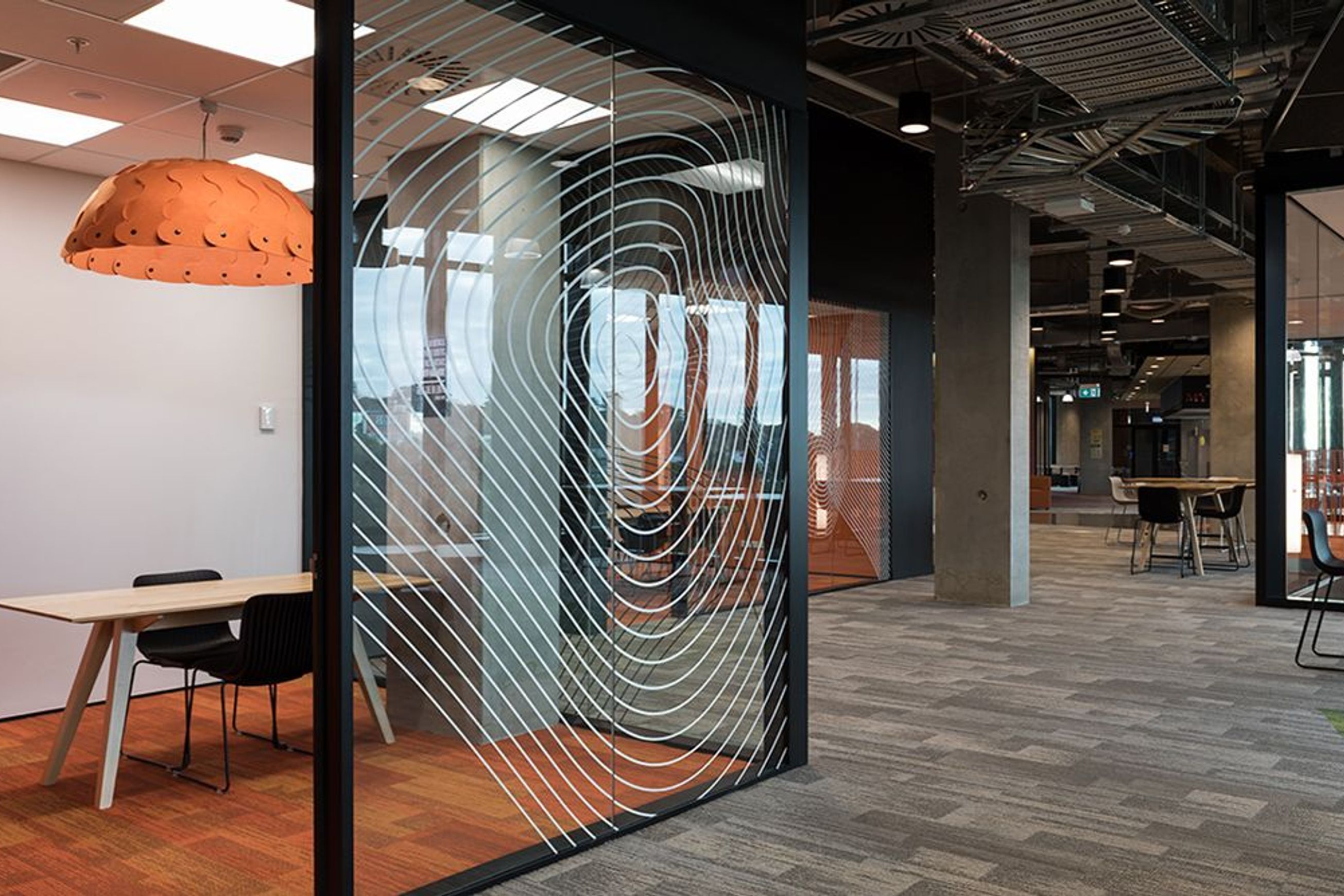 A Series 105 Aluminium Partition System
