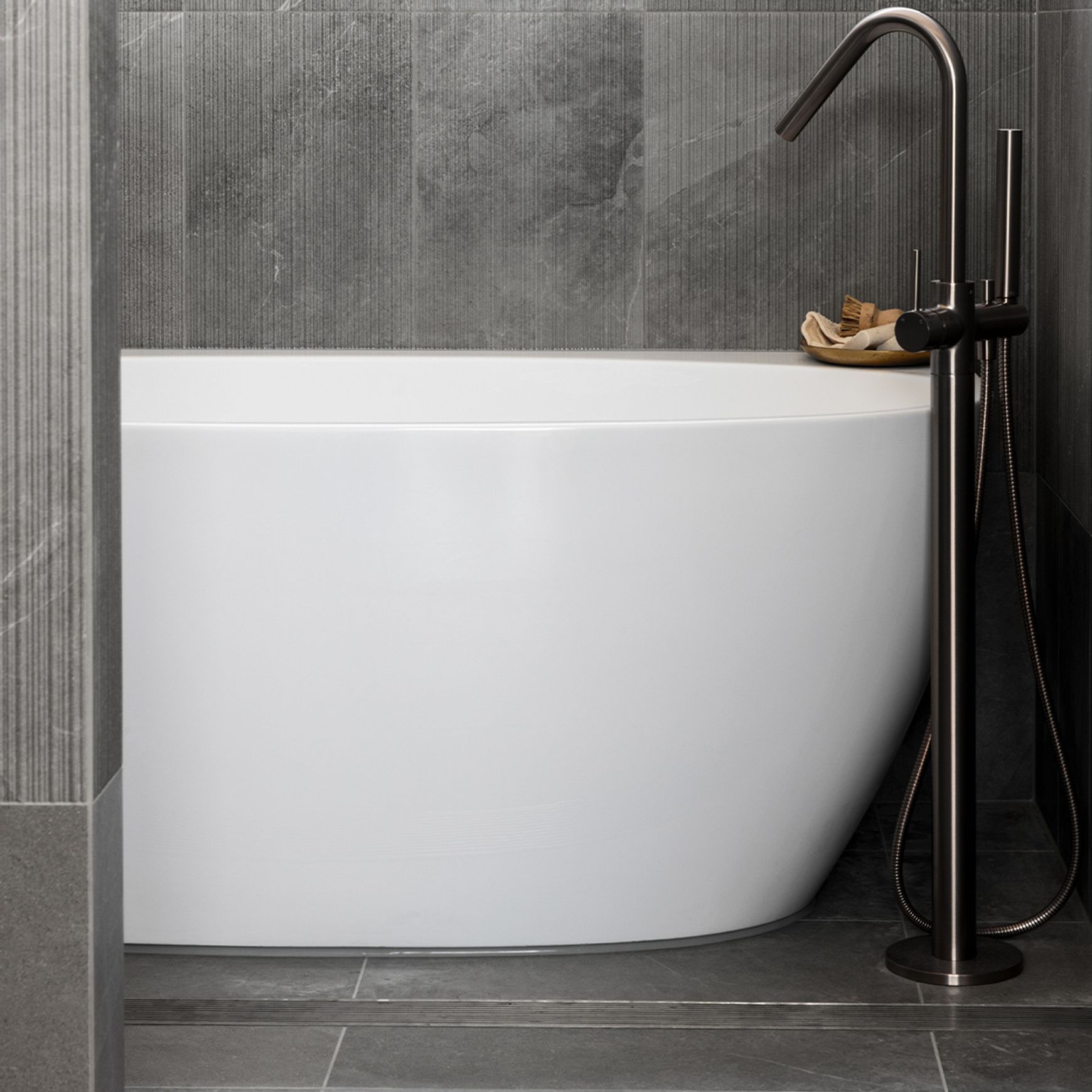 Hellin Grey Line | Perini Tiles