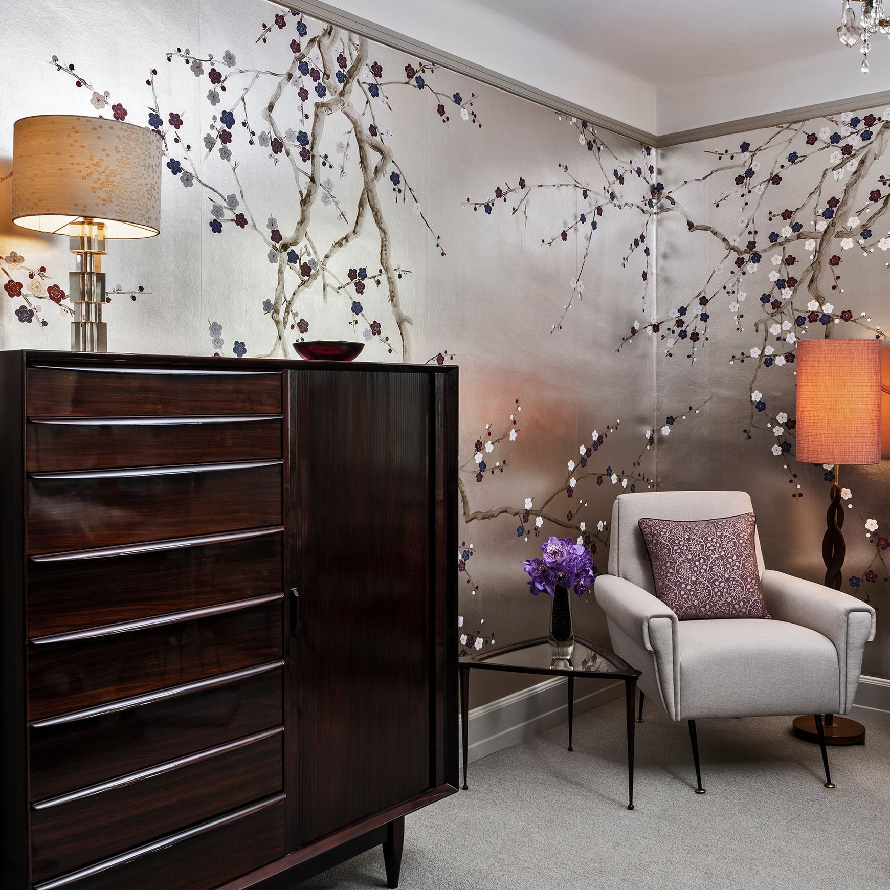 De Gournay Plum Blossom | Wallpaper