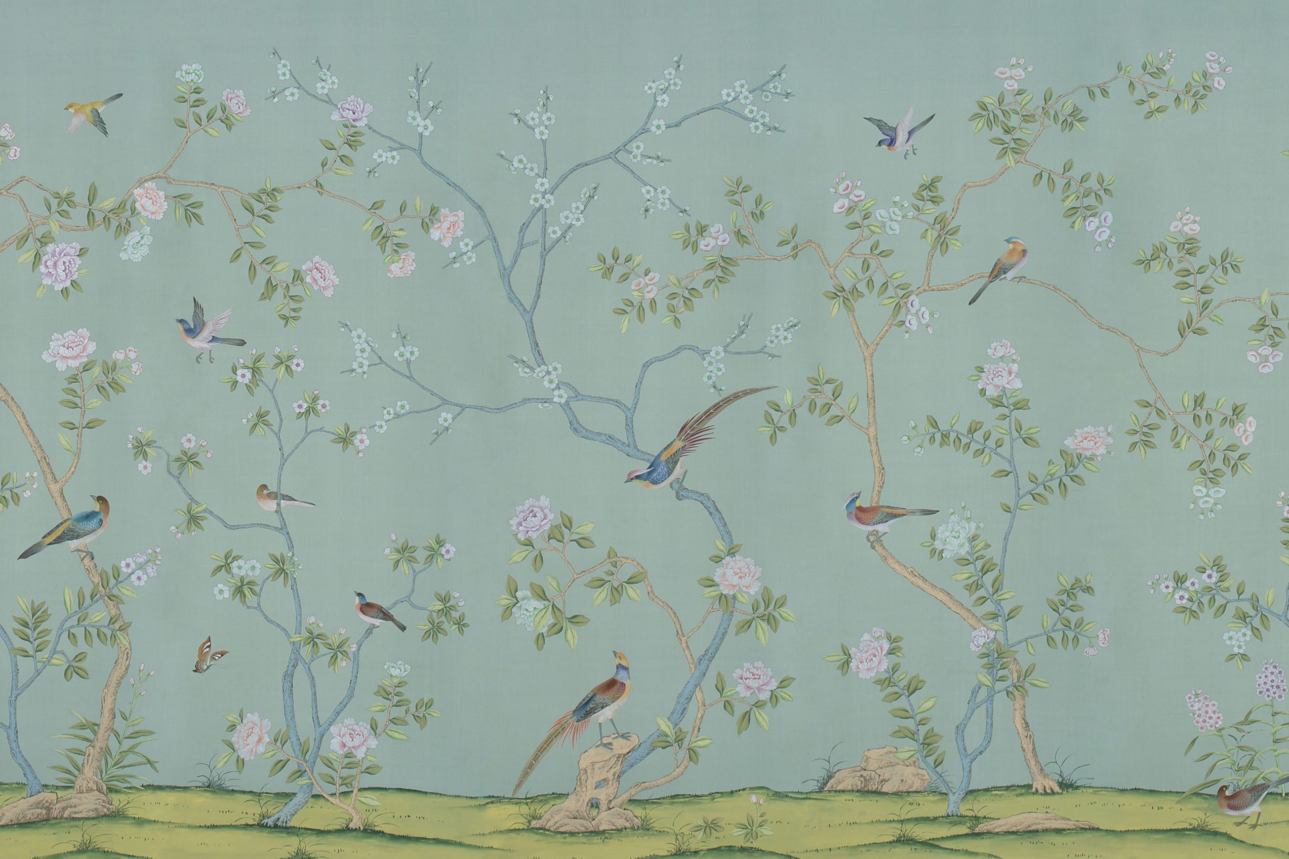 De Gournay Badminton | Wallpaper