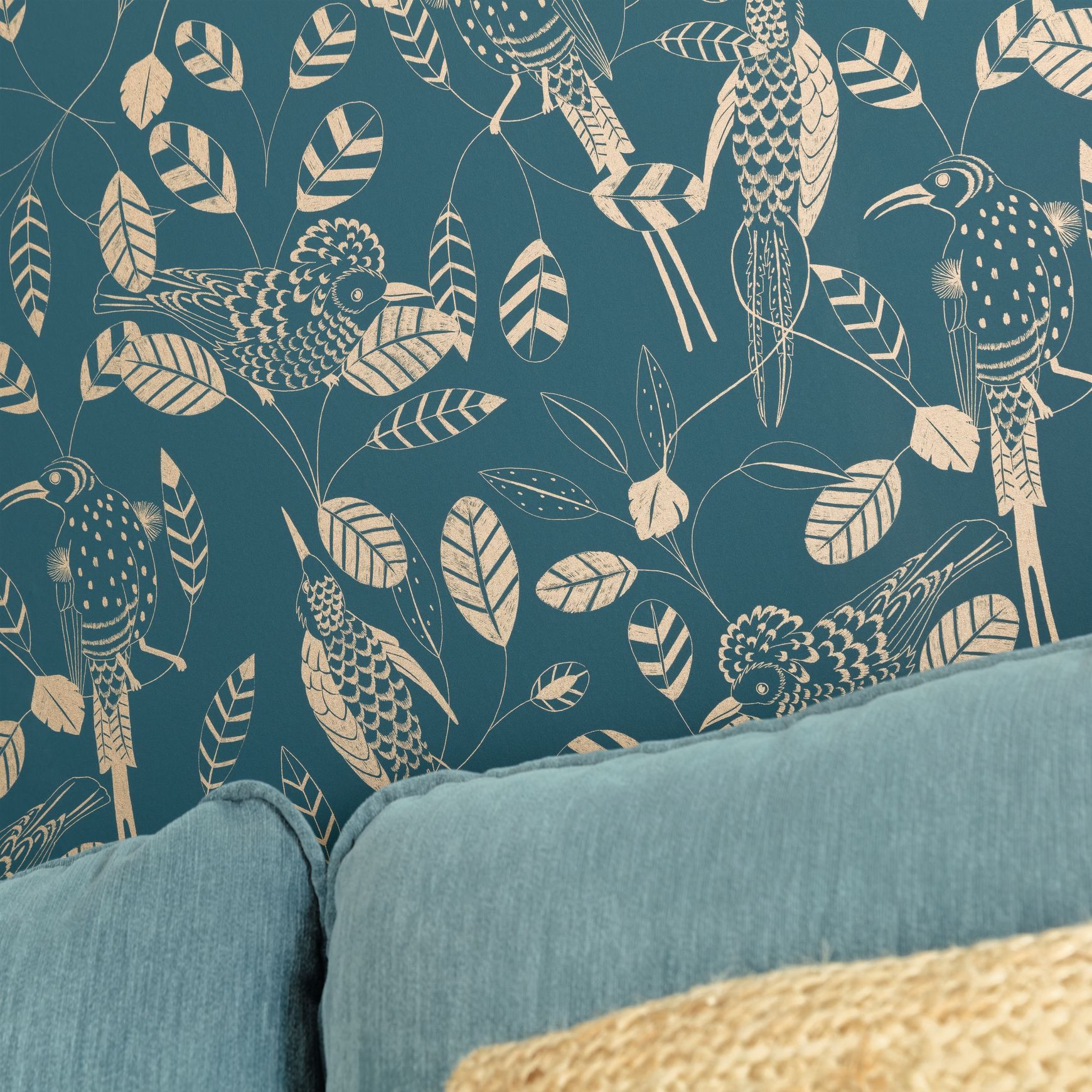 Resene Only Blue Wallpaper Collection