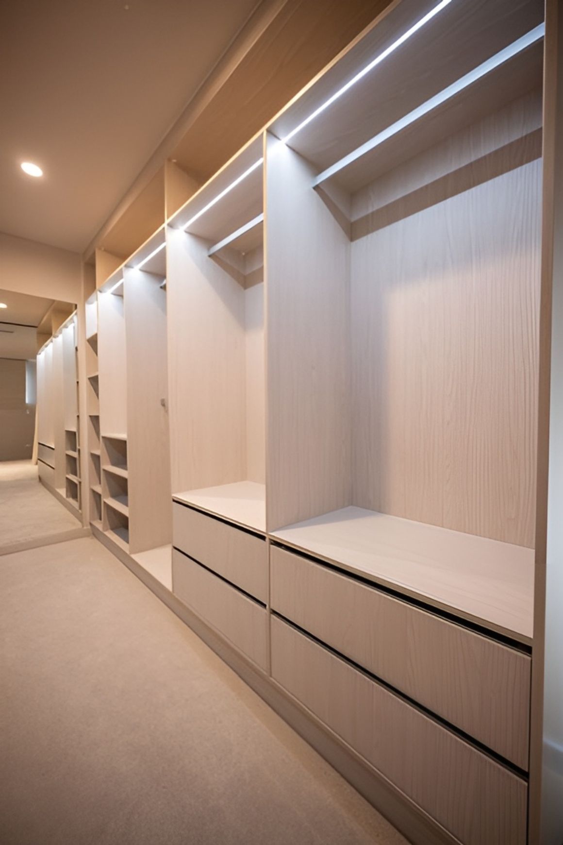 CUSTOM WALK IN WARDROBE