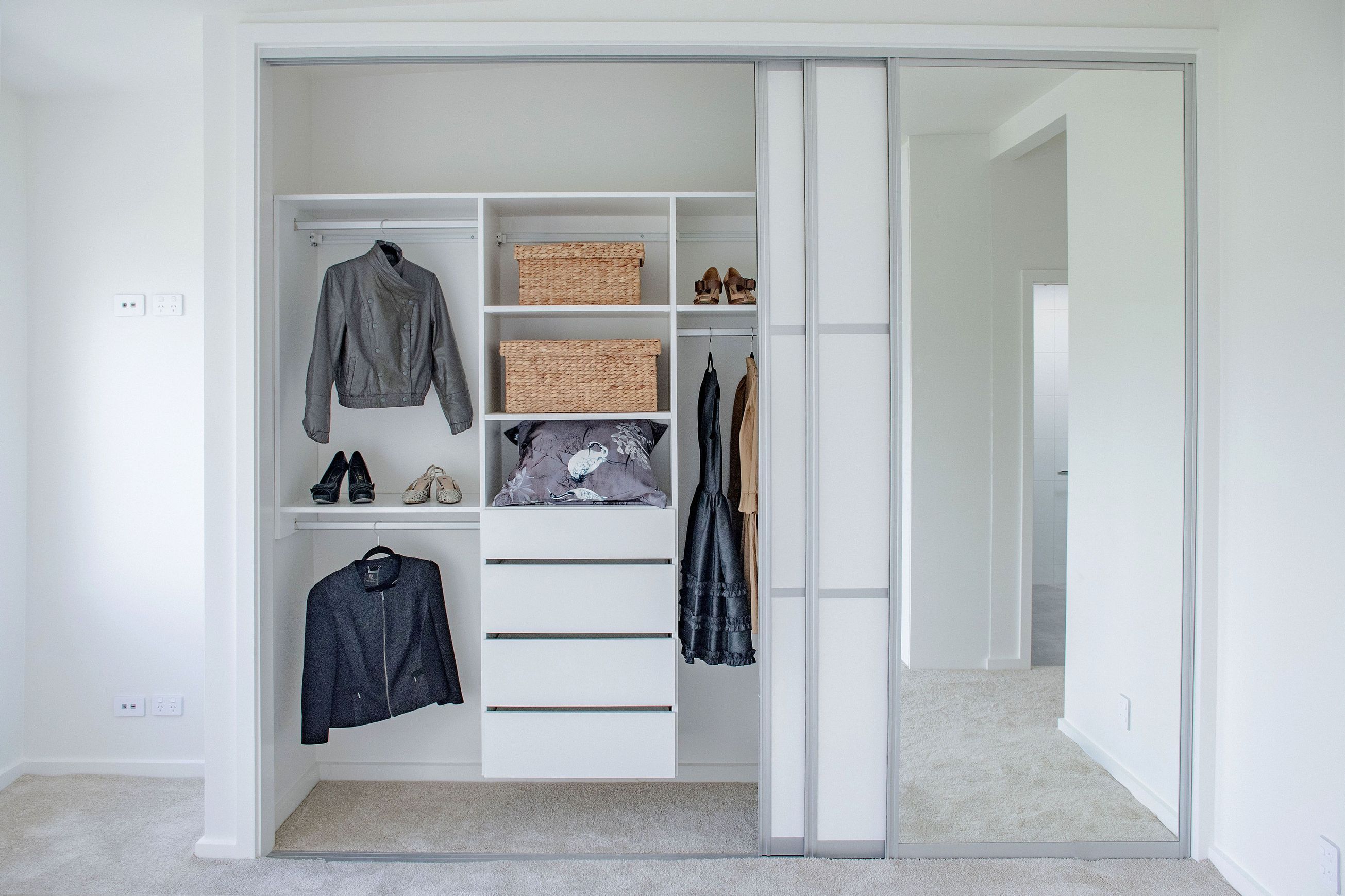 Custom Reach In Wardrobe