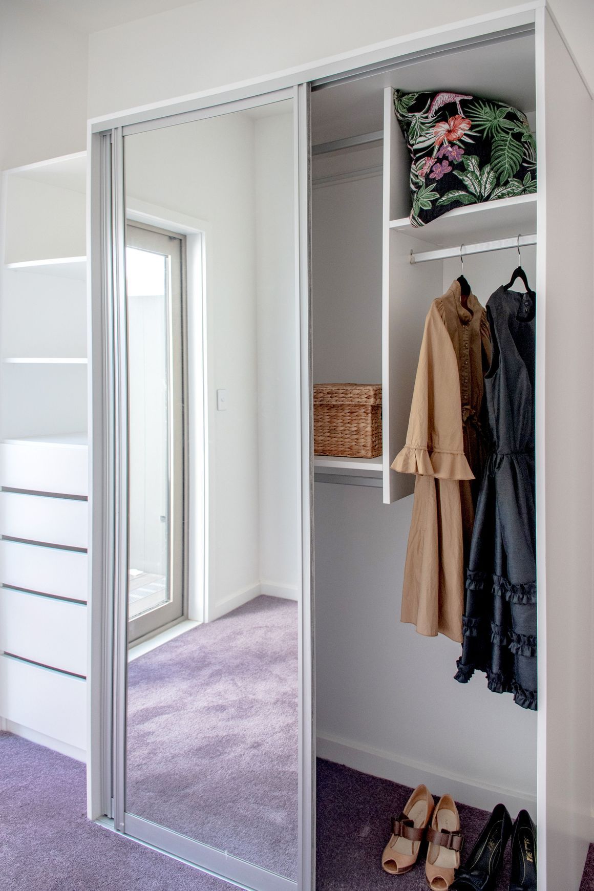 Custom Reach In Wardrobe