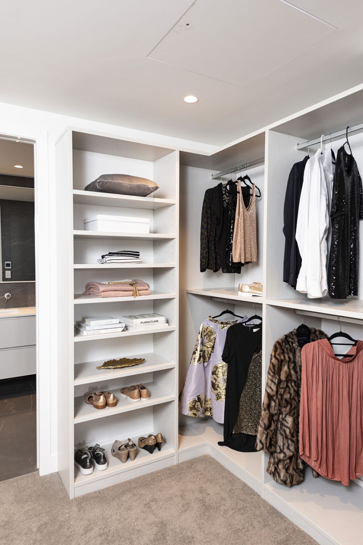 Custom Walk In Wardrobe