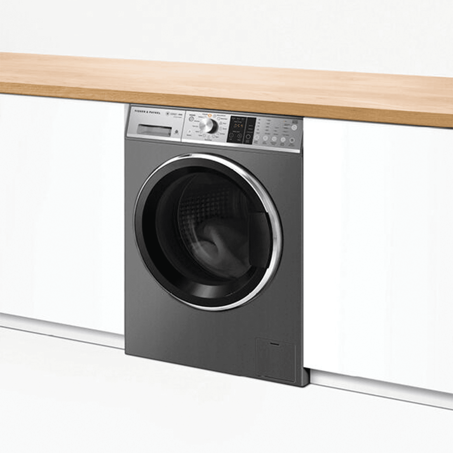 F&P Front Loader Washing Machine, 10kg, Steam Care
