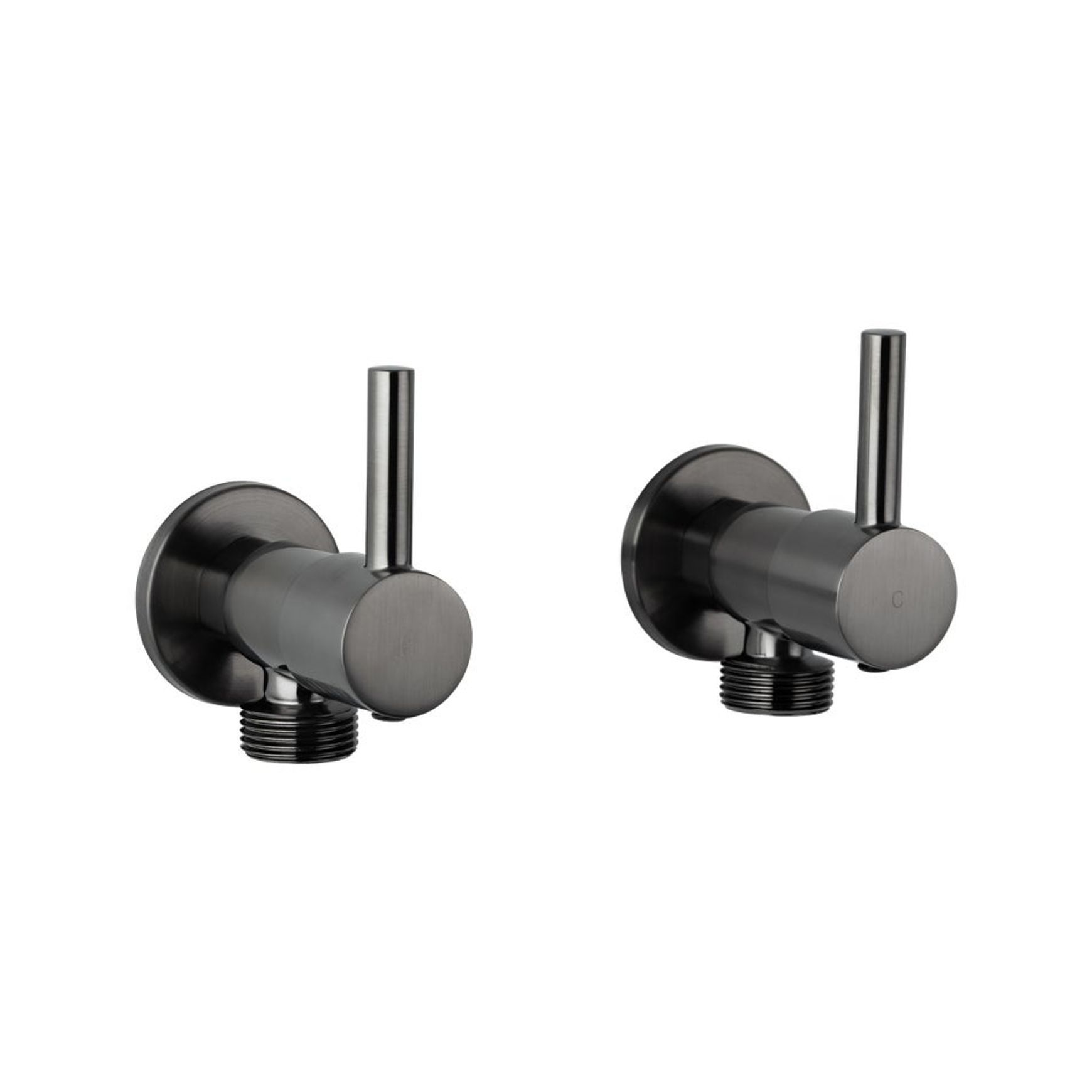 Elysian Washing Machine Stops - Brushed Gunmetal