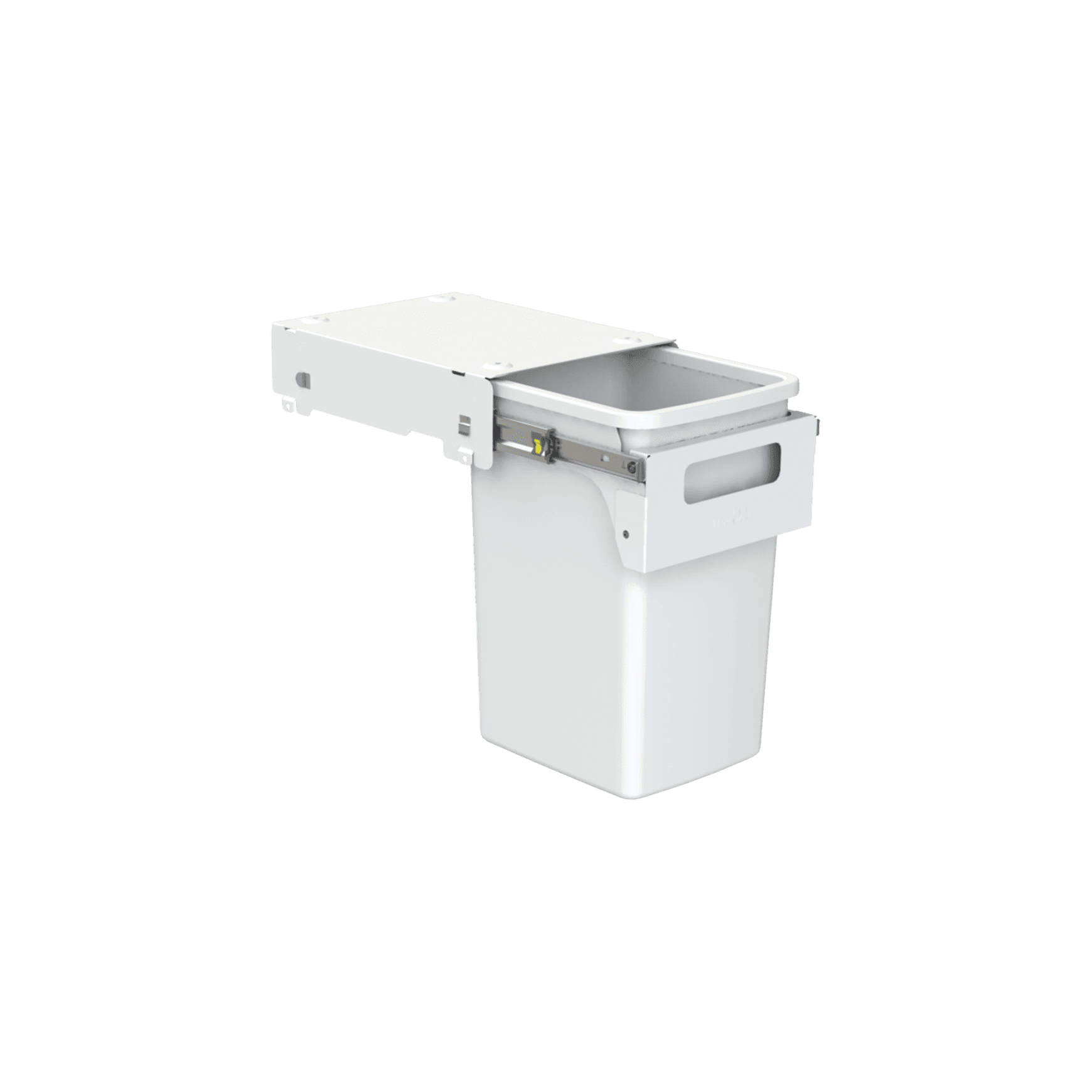 Hideaway Compact Bin 1 x 20L Bucket | Handle Pull