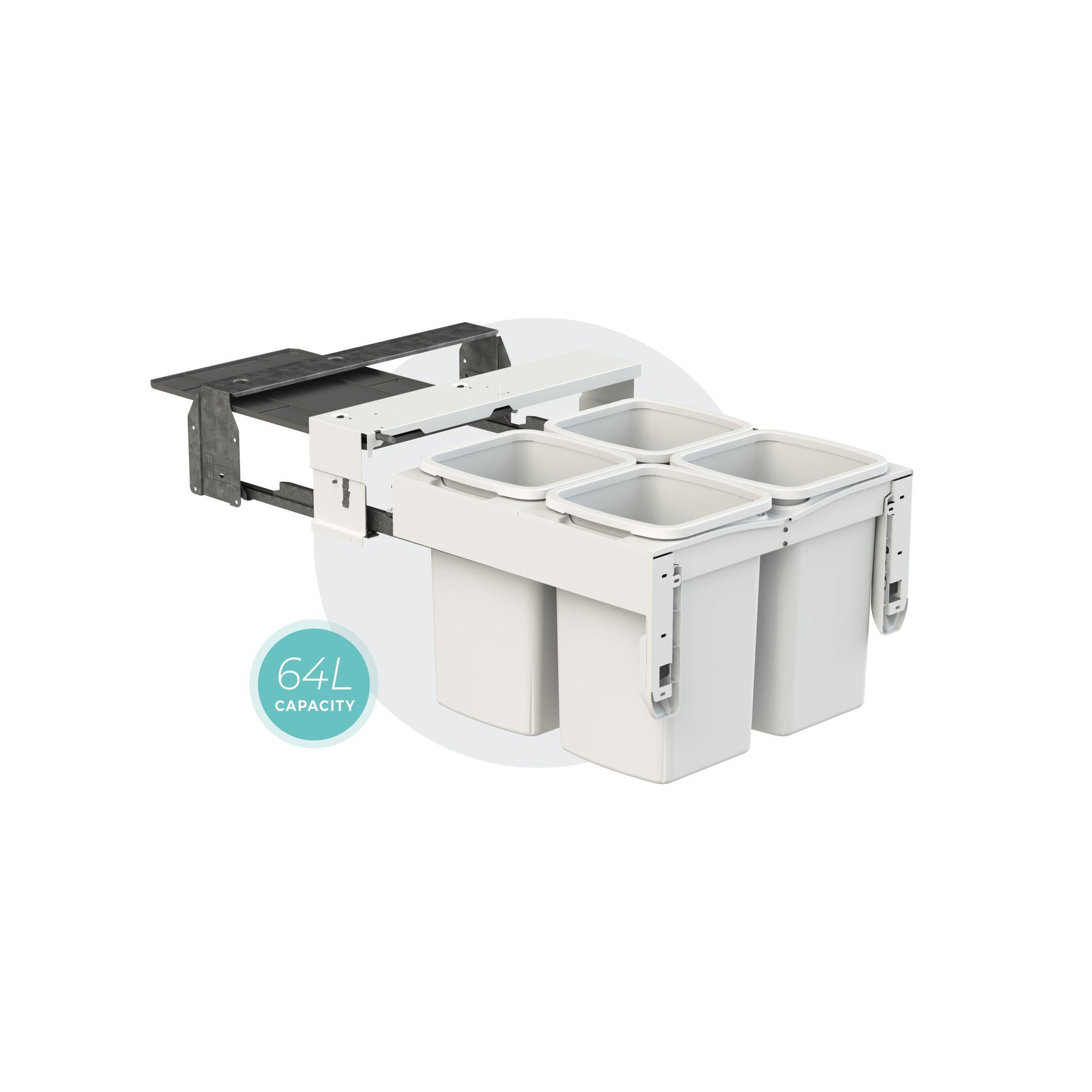 Concelo 4-in-1 Waste + Recycling Bin System - NEW