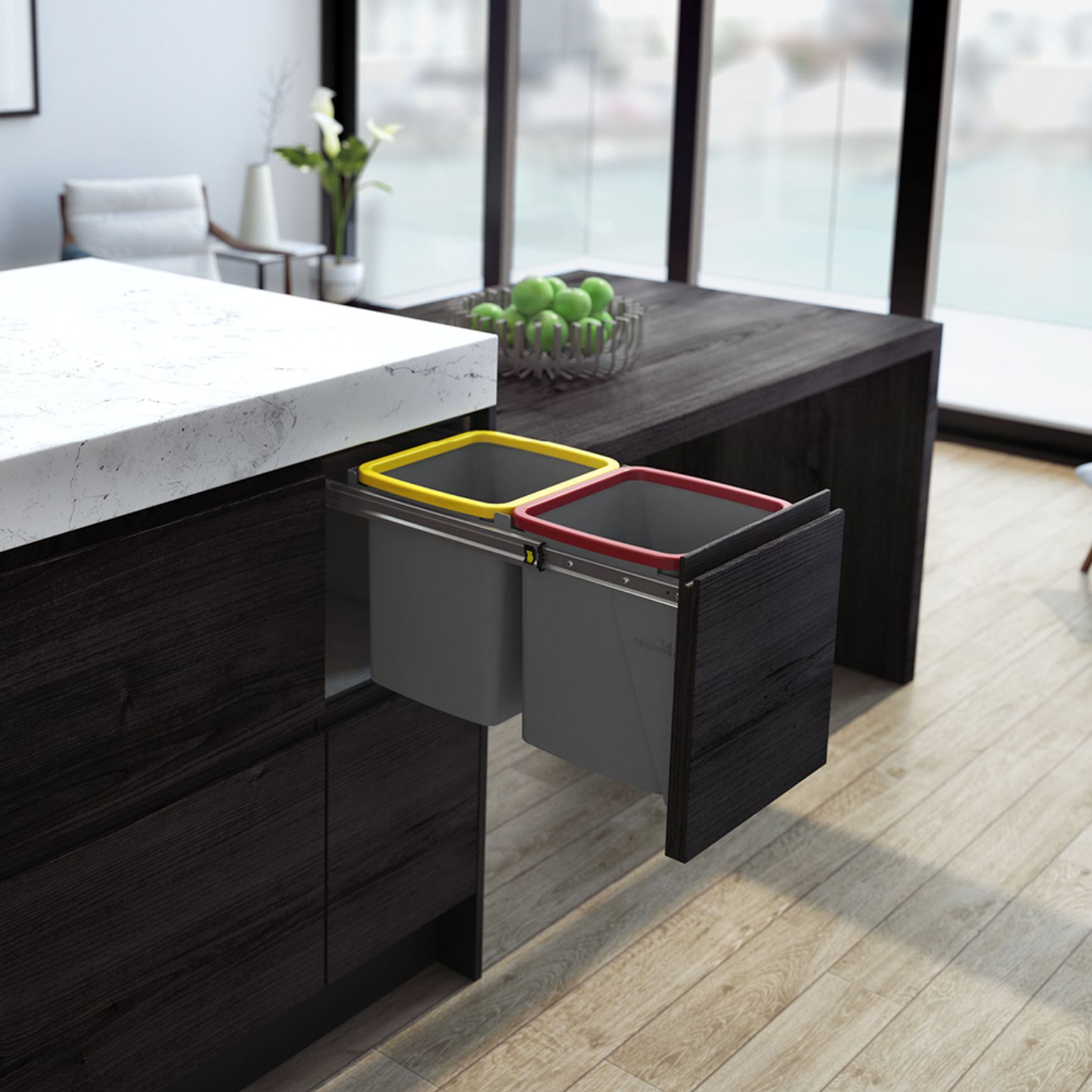Waste + Recycling at Home | Colour Coded Liner Holders
