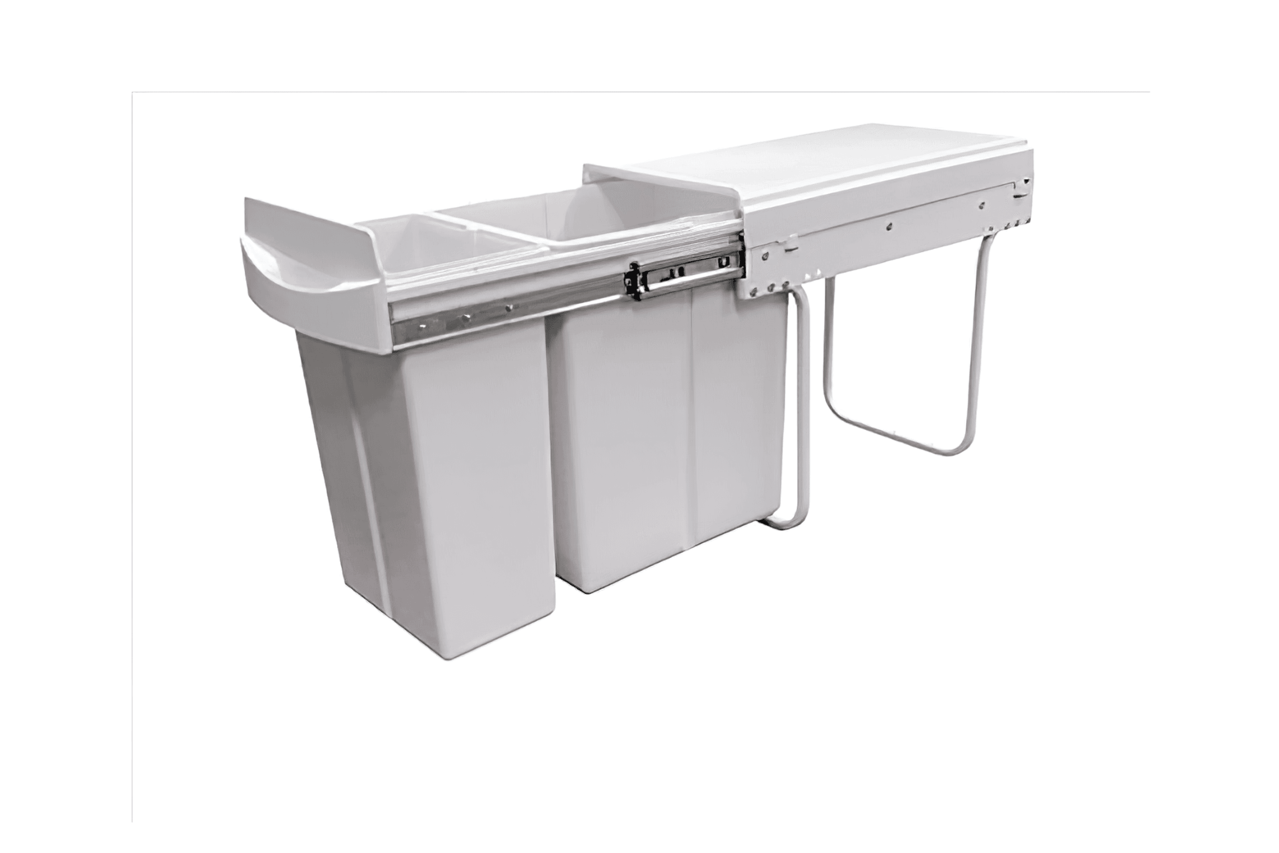 Krome Soft Close Twin Bin 30L [1x20L,1x10L]