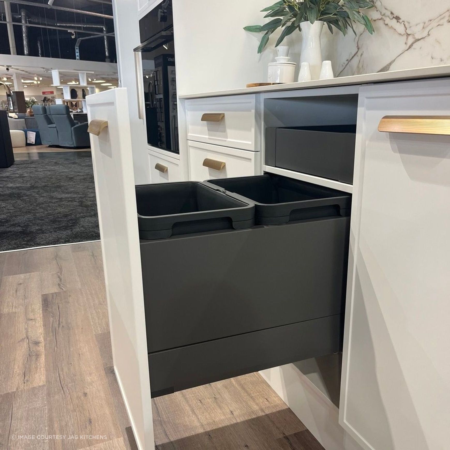 Tanova FLEX Kitchen Bin Solution For Slimline Drawers