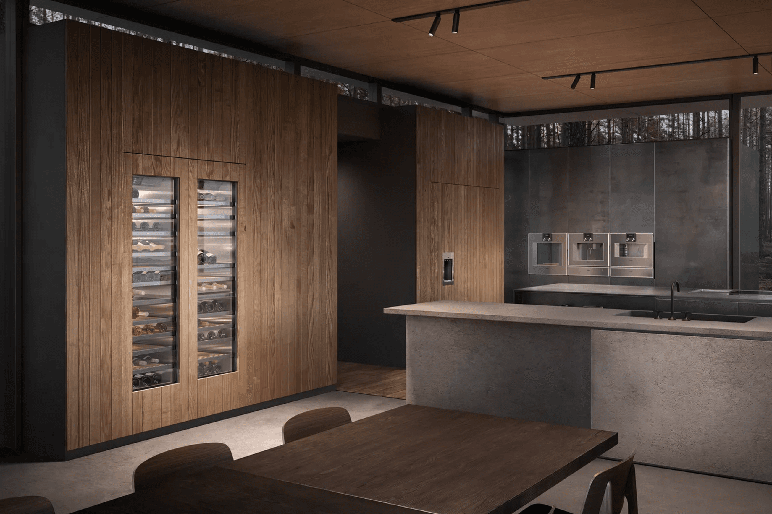 Gaggenau Vario Wine Cooler W/ Glass Door 400 Series