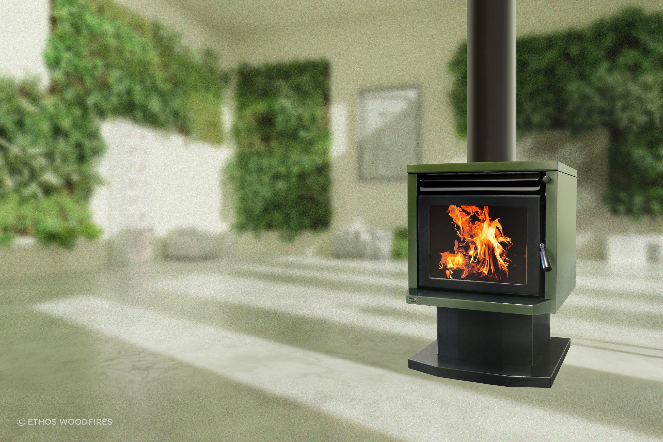 Aquos Freestanding Fire