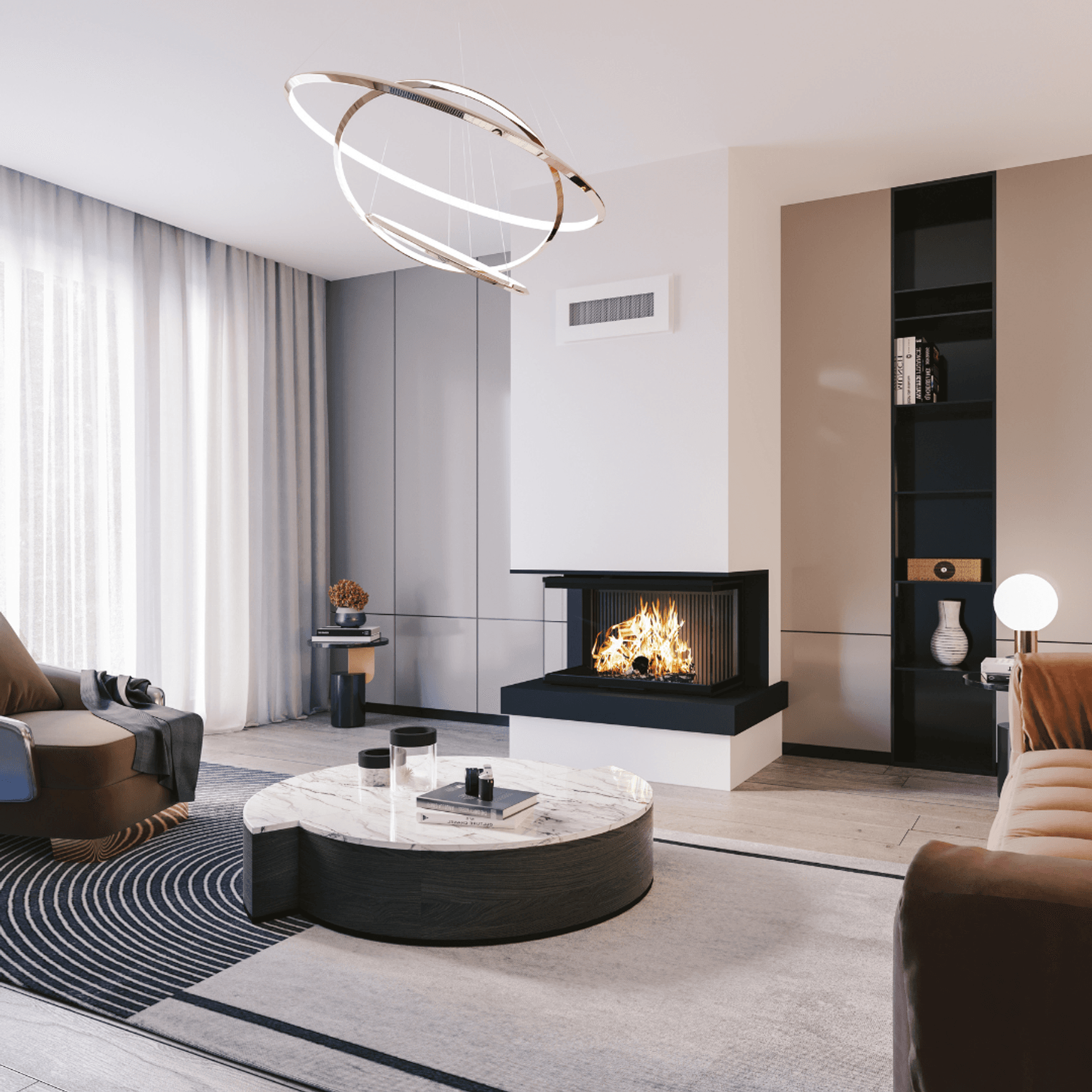 Axis FAS120 3V Fireplace