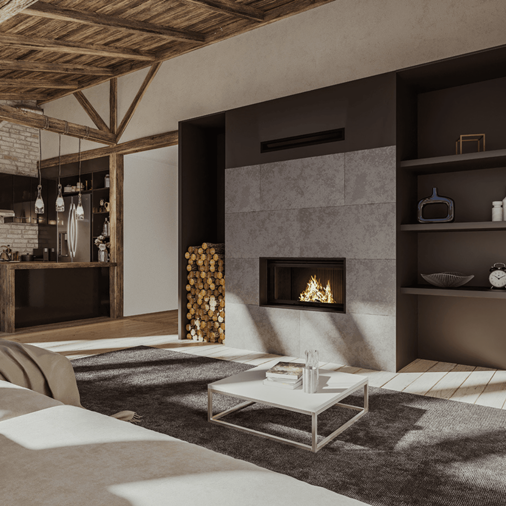 Axis FAS120 SS Fireplace