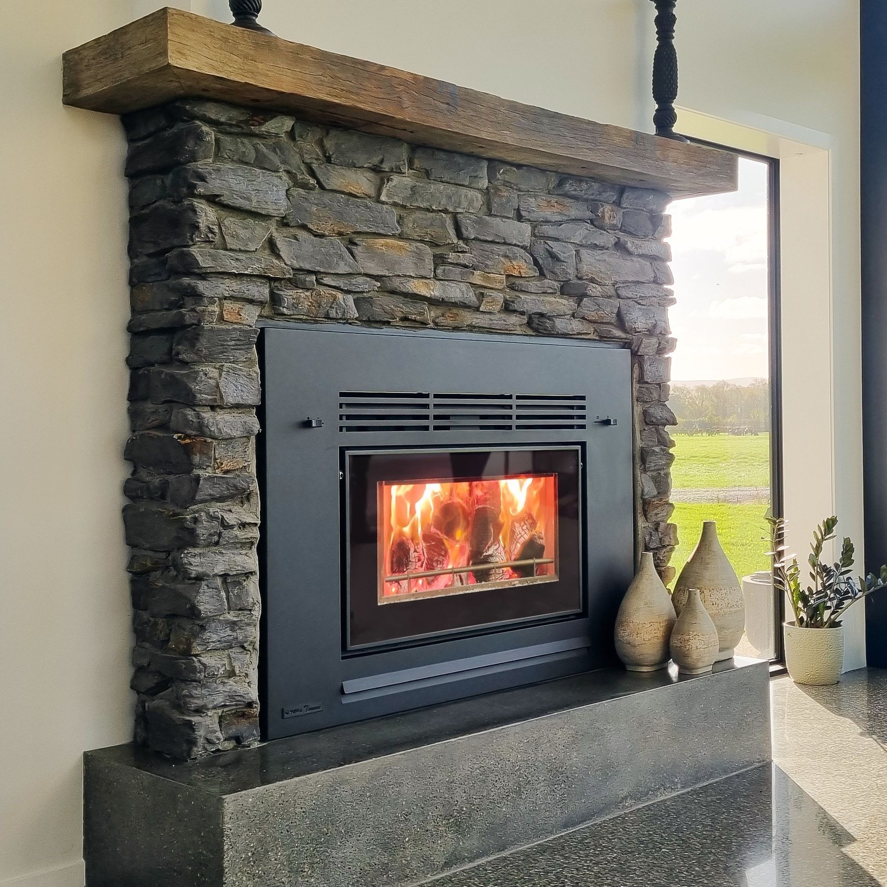 Tommi Inbuilt Woodburner