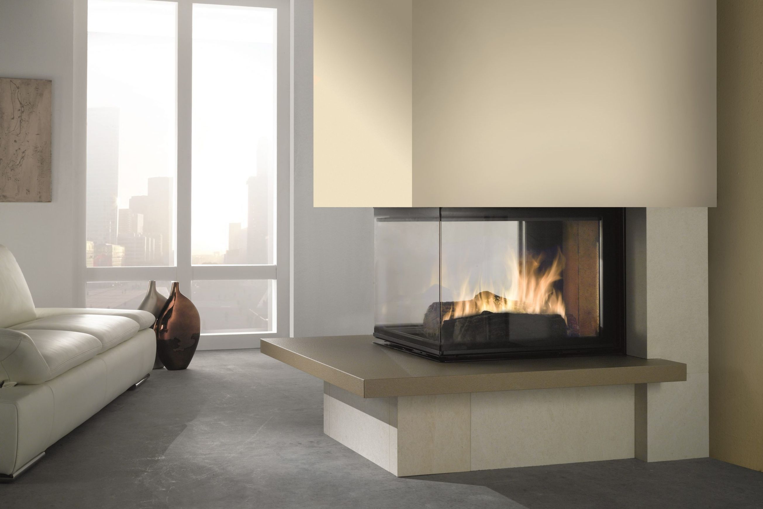Cheminee Chazelles D1000EPI Designer Wood Fireplace