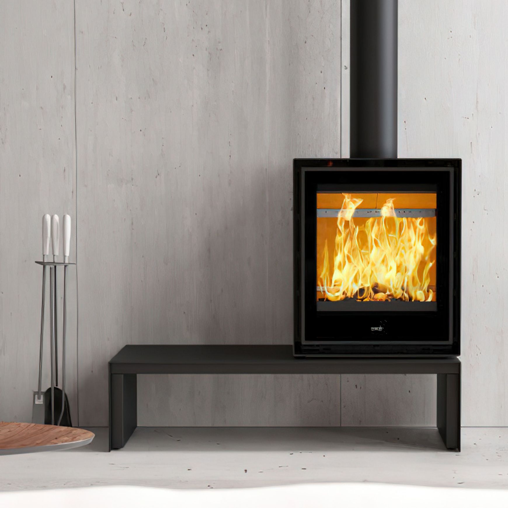 ADF Clare 60S Freestanding Wood Fireplace