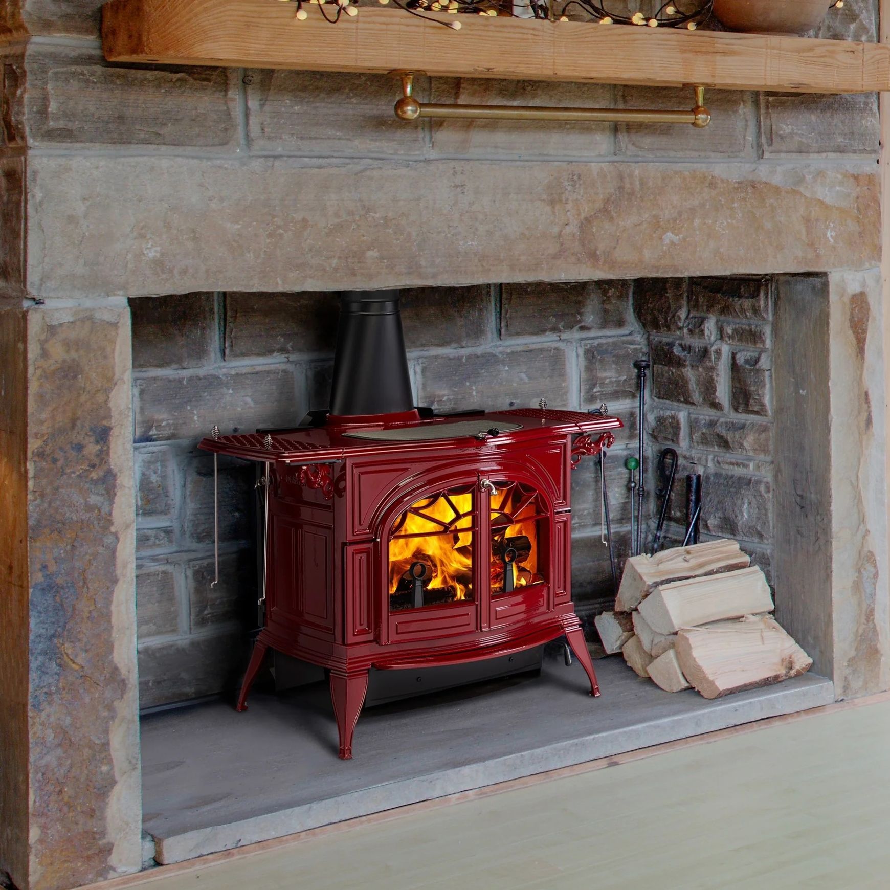 Vermont Castings Defiant Freestanding Wood Fireplace
