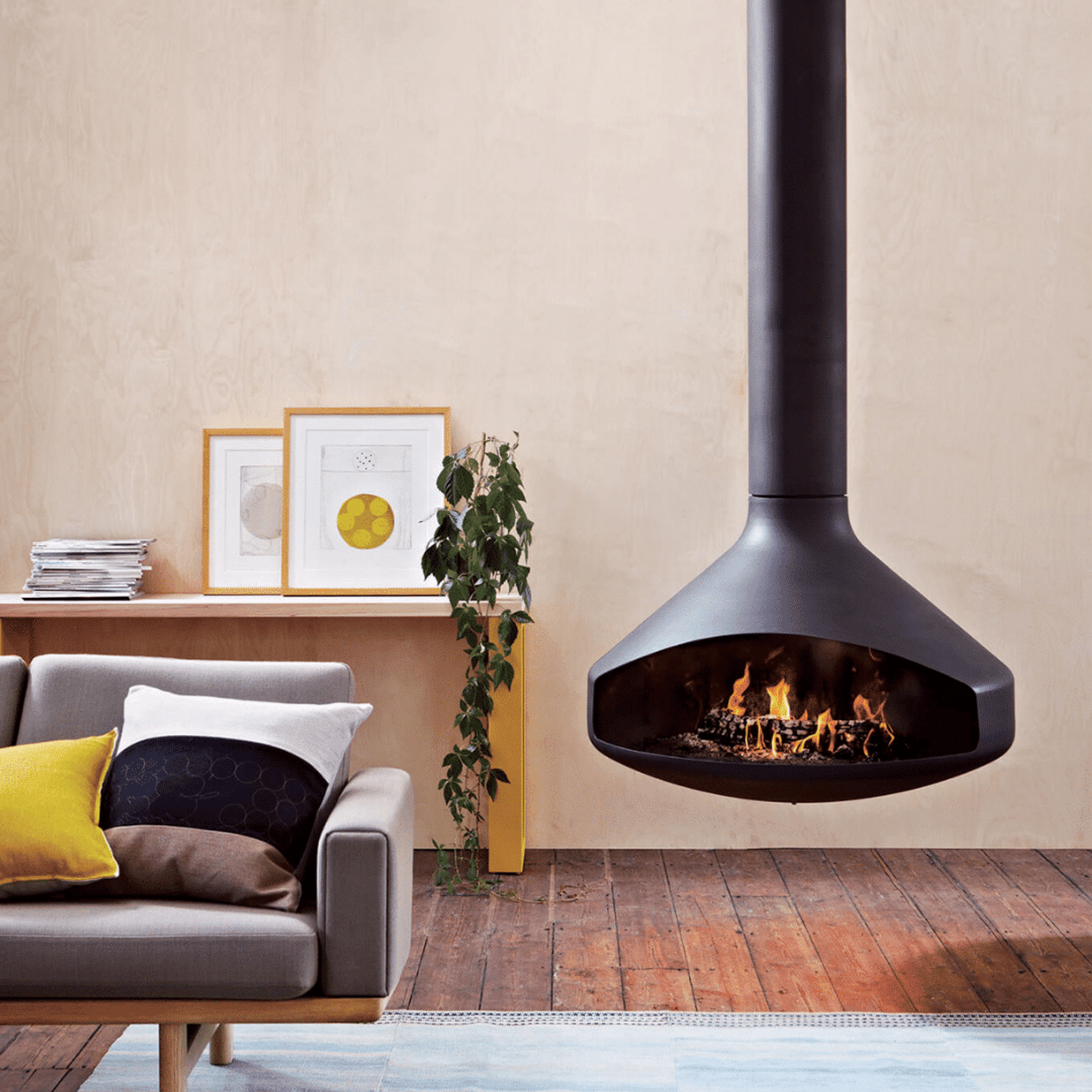 Ergofocus Suspended Fireplace