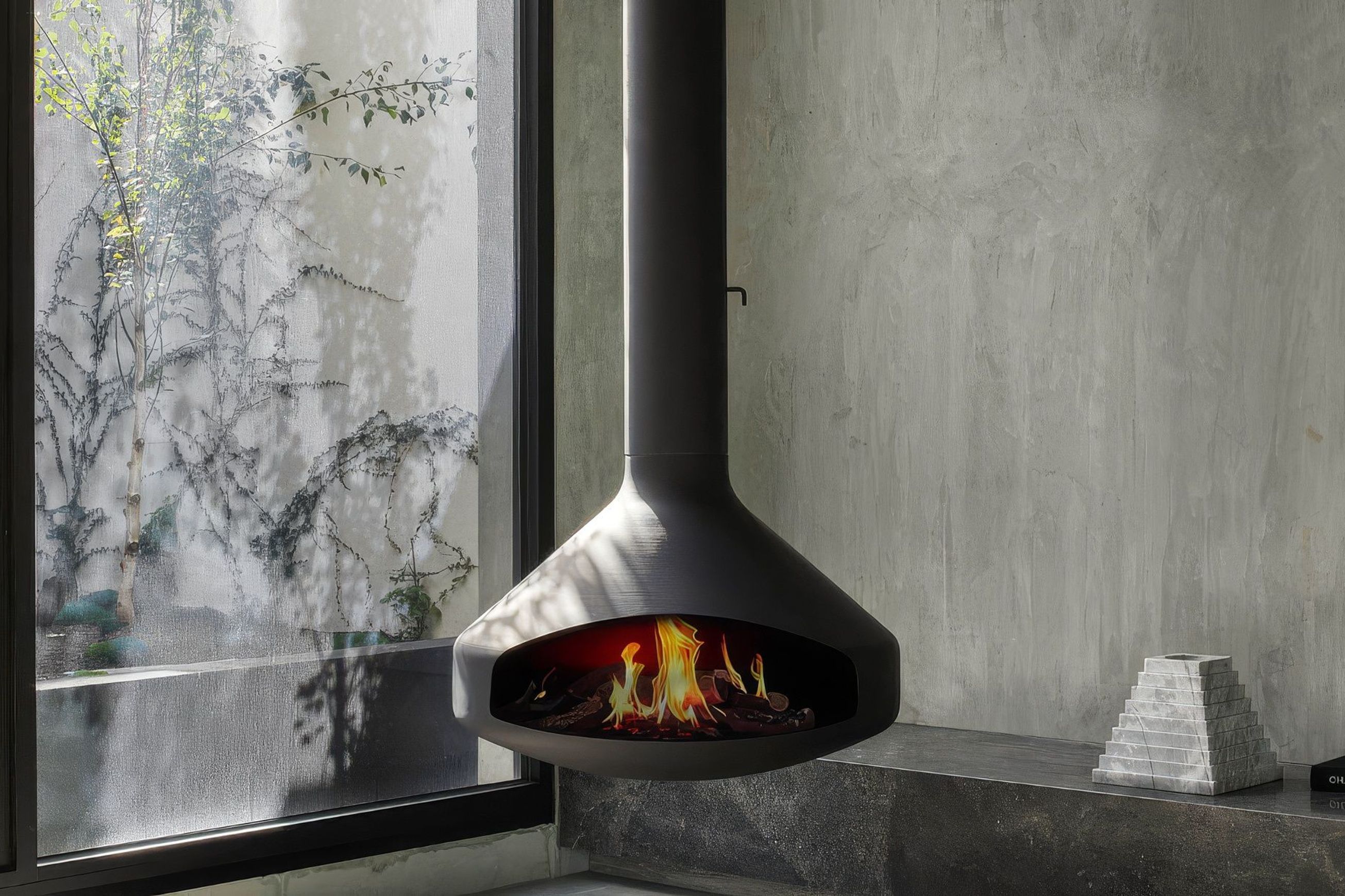 Ergofocus Suspended Fireplace
