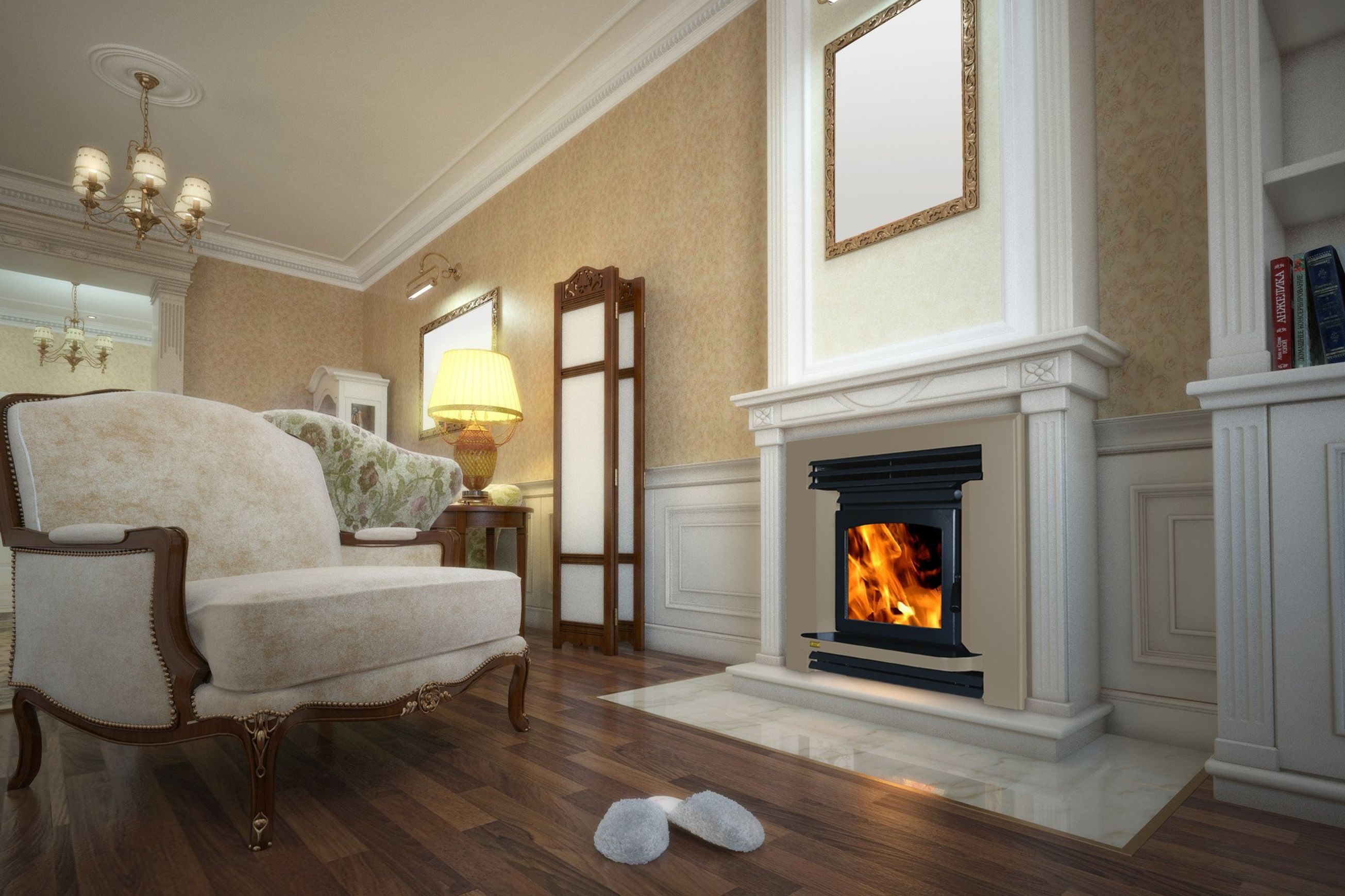 Ethos Ares Deluxe Insert Wood Fireplace