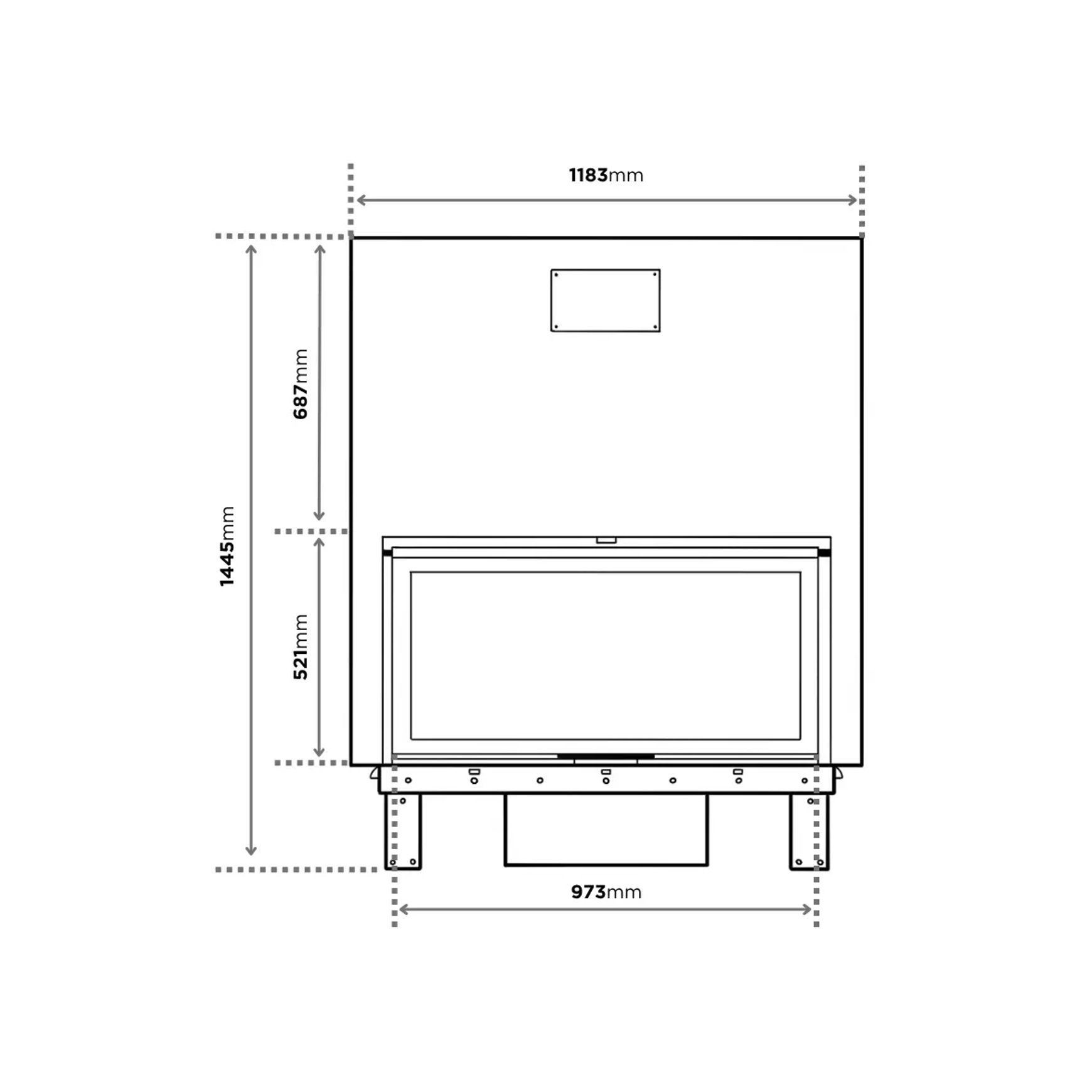 Axis FAS120 DS Fireplace