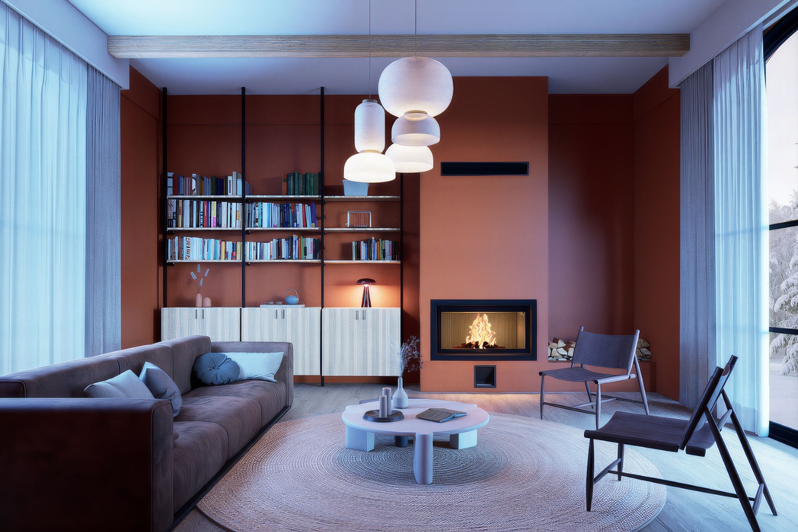 Axis FAS120 SS Fireplace