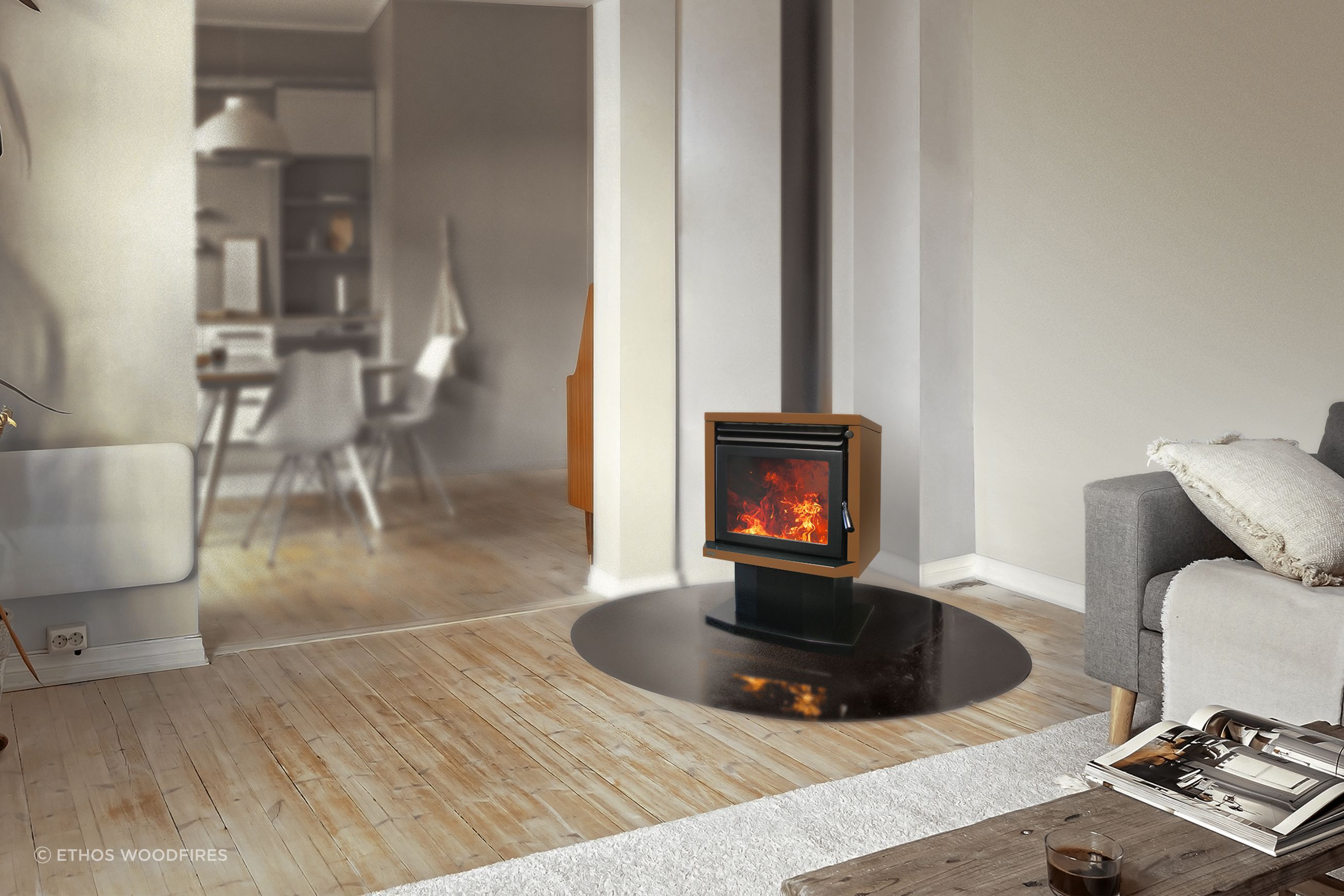 Aquos Freestanding Fire