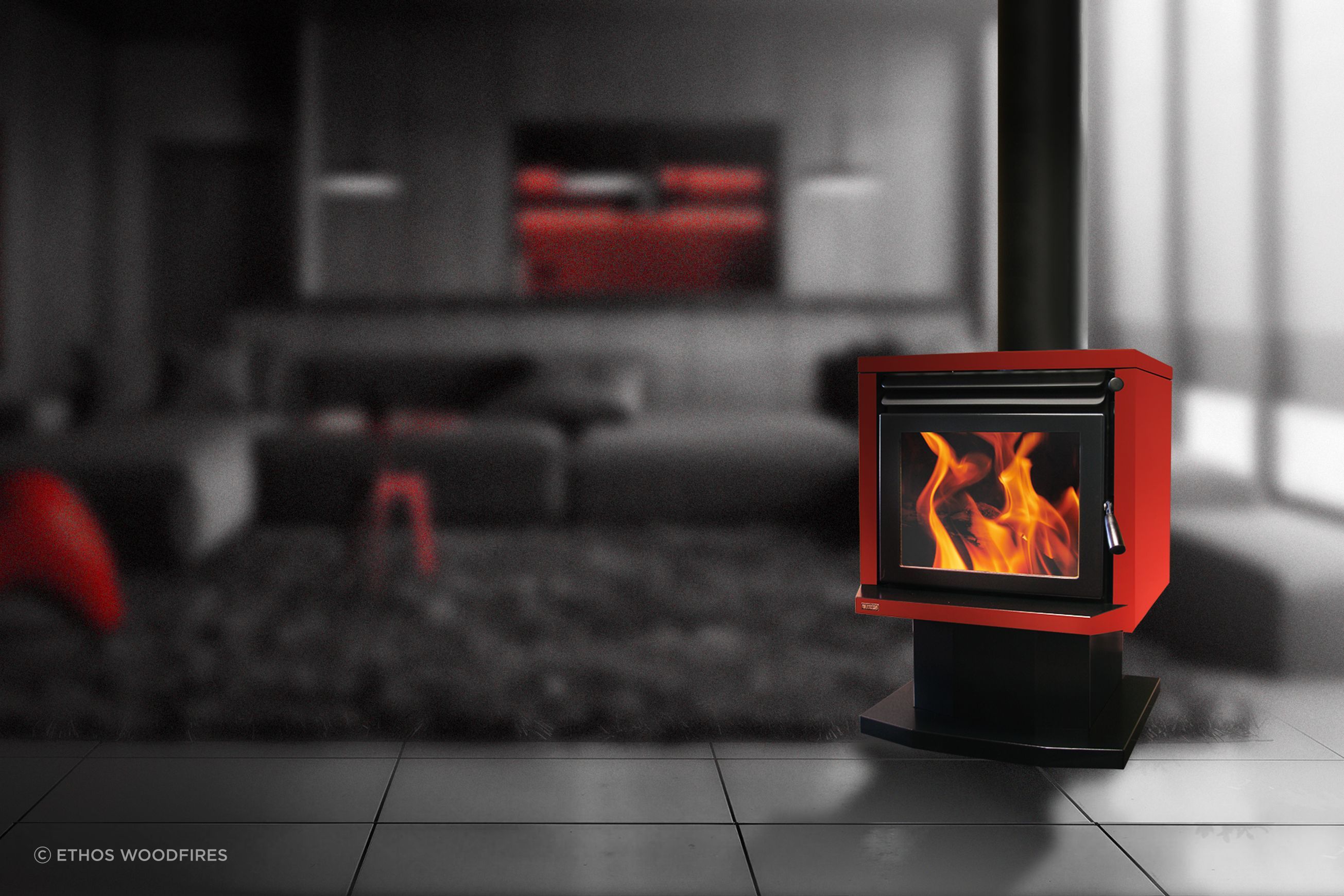Genesis Freestanding Fire