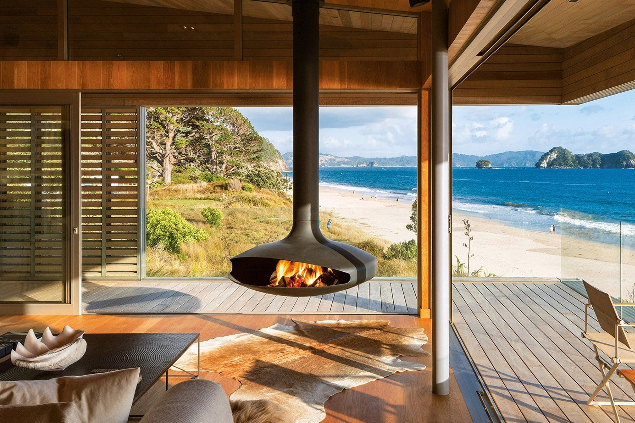 Gyrofocus Suspended Fireplace