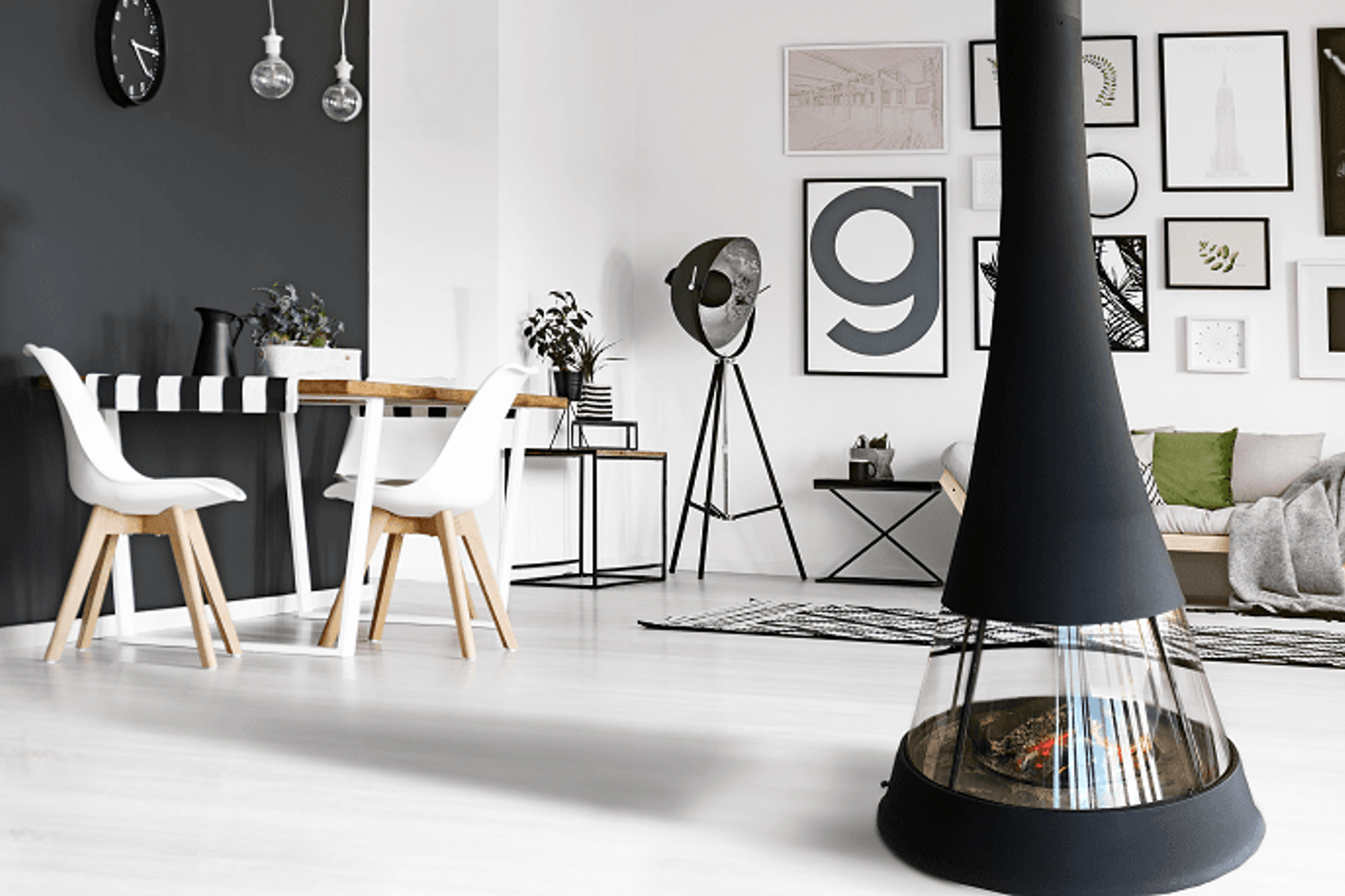 Jc Bordelet Linea 914 Suspended Fireplace