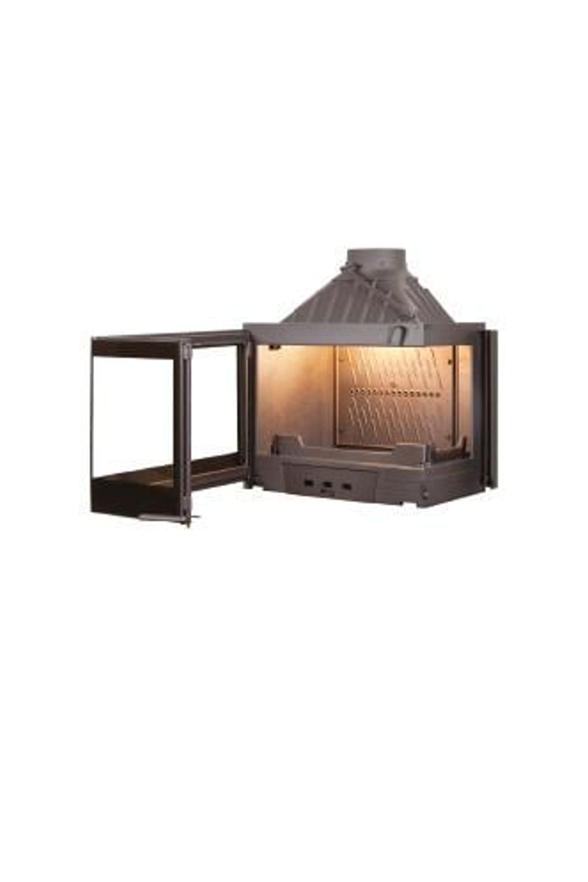 Seguin Europa 7 Right Hand Corner Cast Iron Fireplace