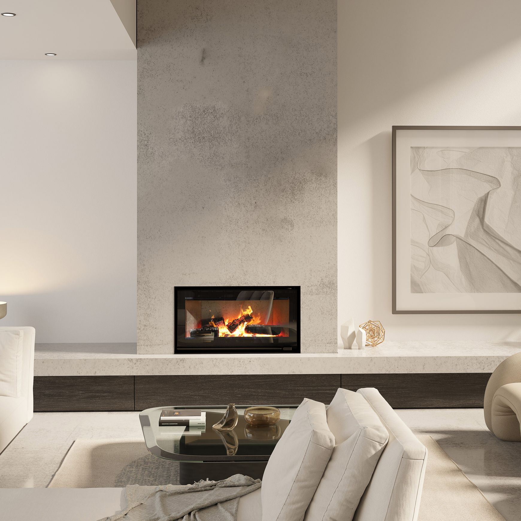 Escea TC970 Inbuilt Wood Fireplace