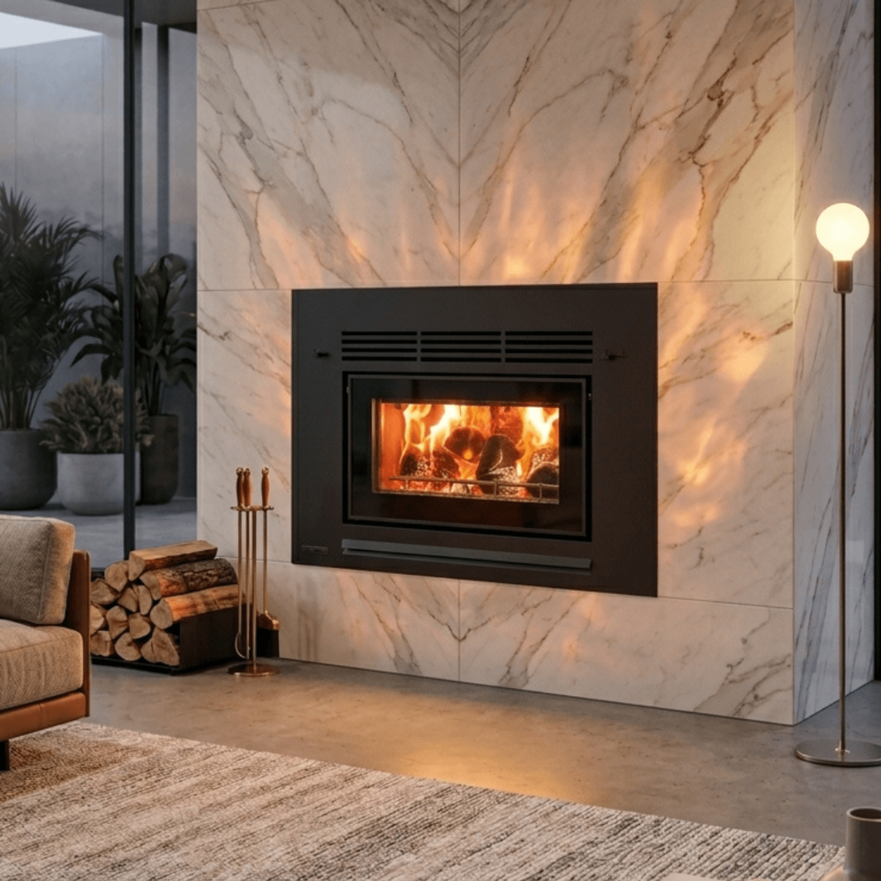Tommi Inbuilt Woodburner