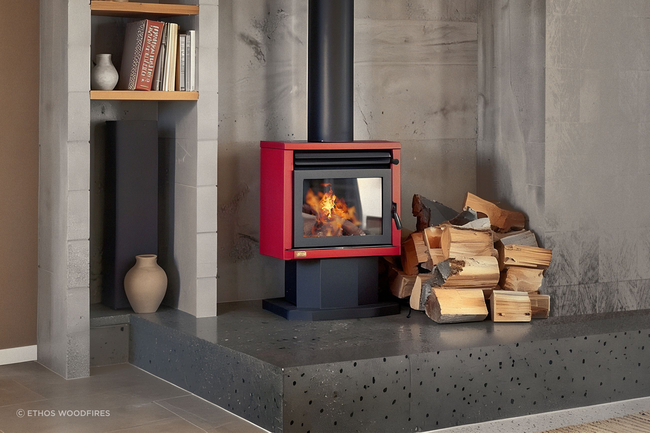 Genesis Freestanding Fire
