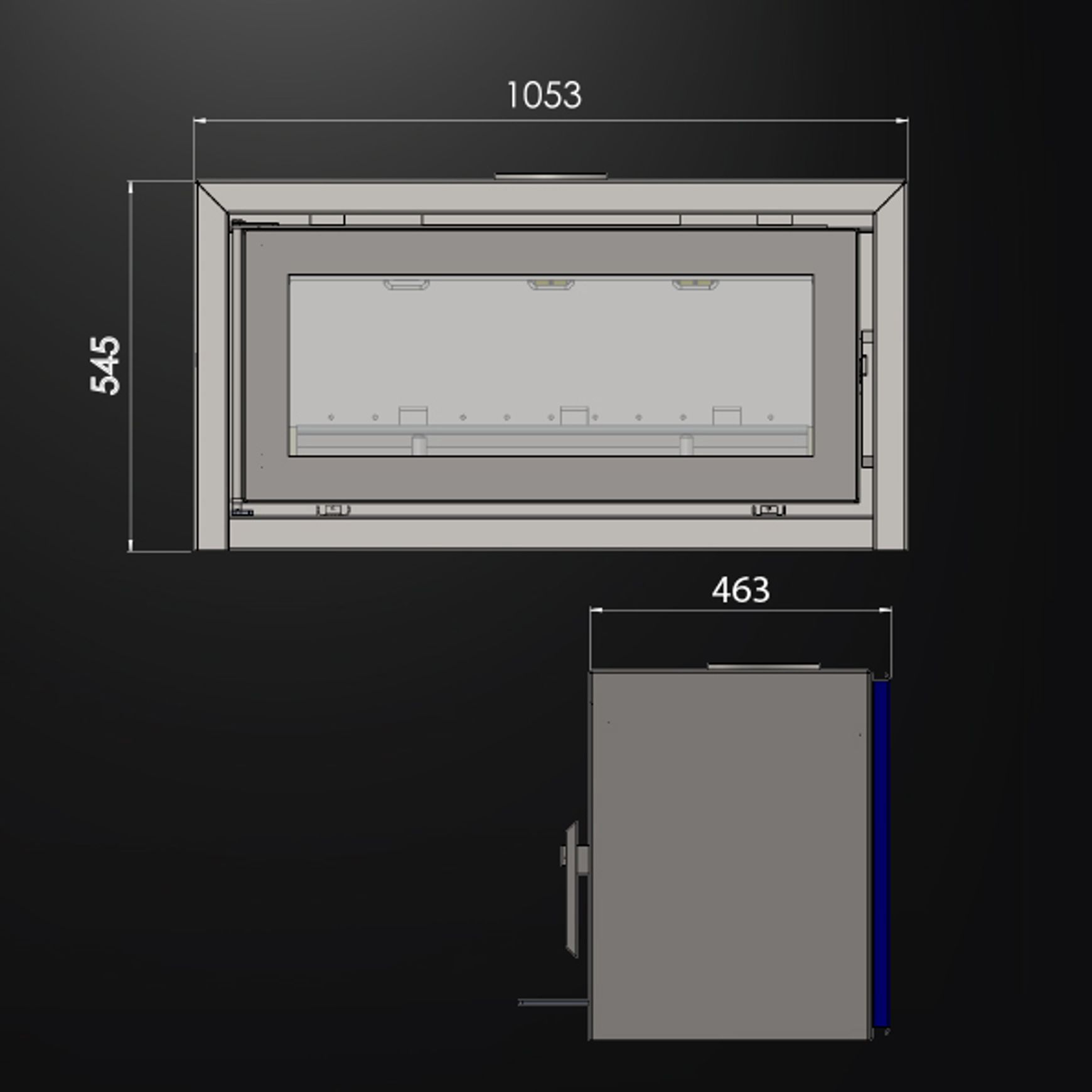 Kemlan Celestial 900 Freestanding Fireplace