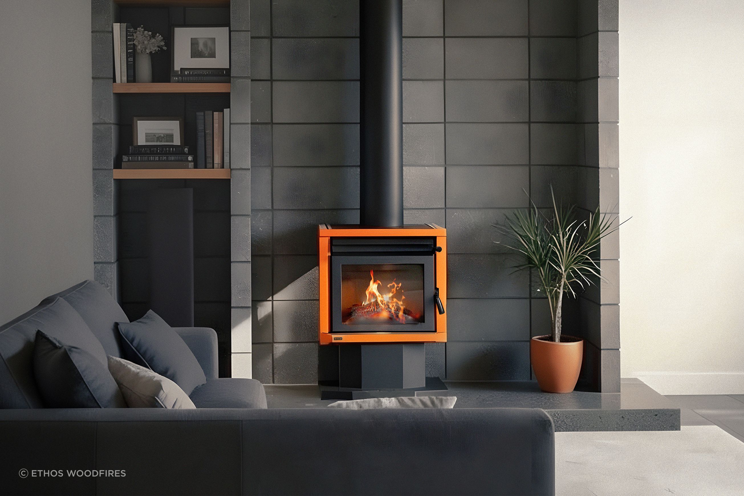 Genesis Freestanding Fire