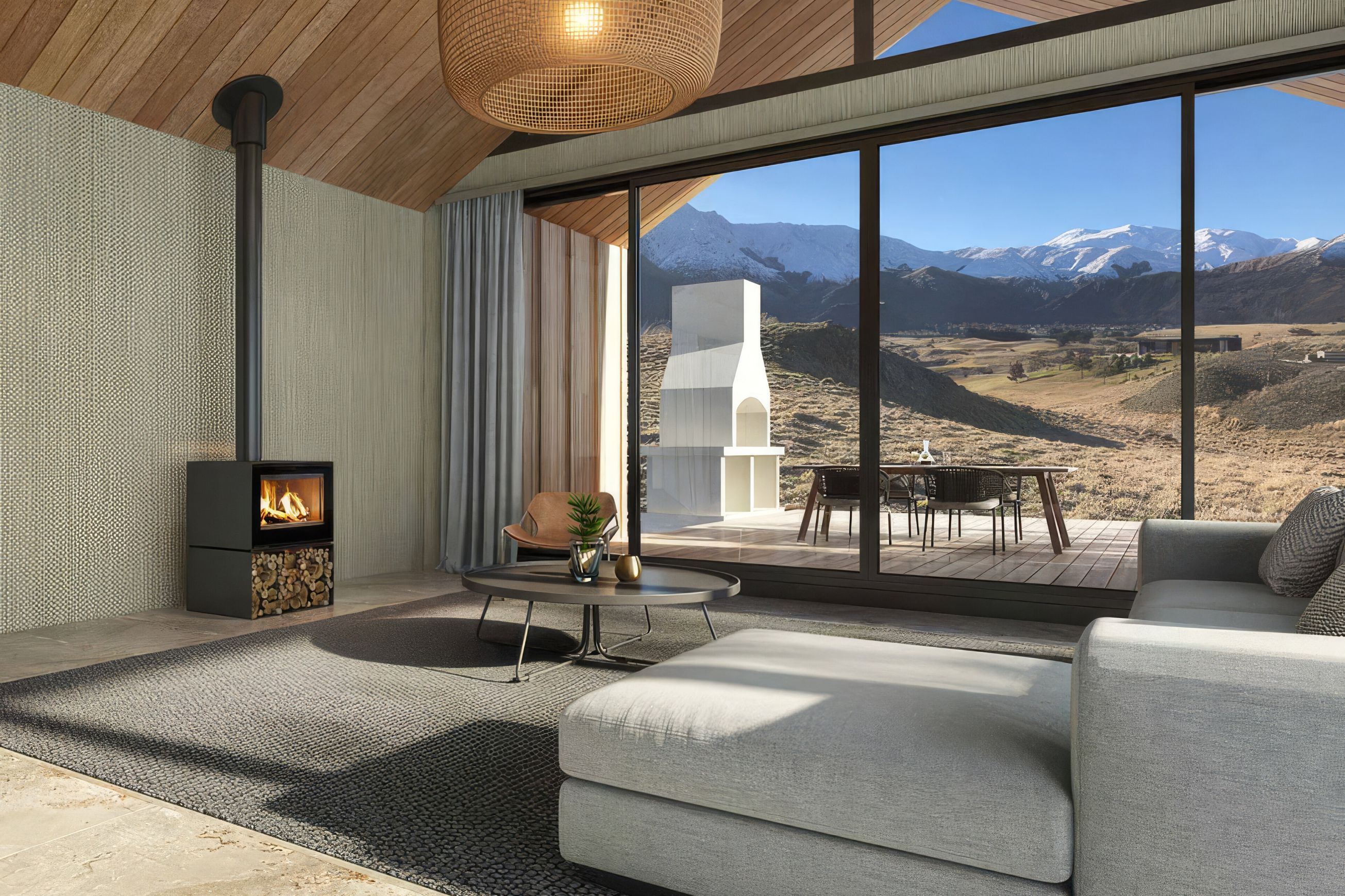 VisionLINE Phoenix Slow Combustion Fireplace