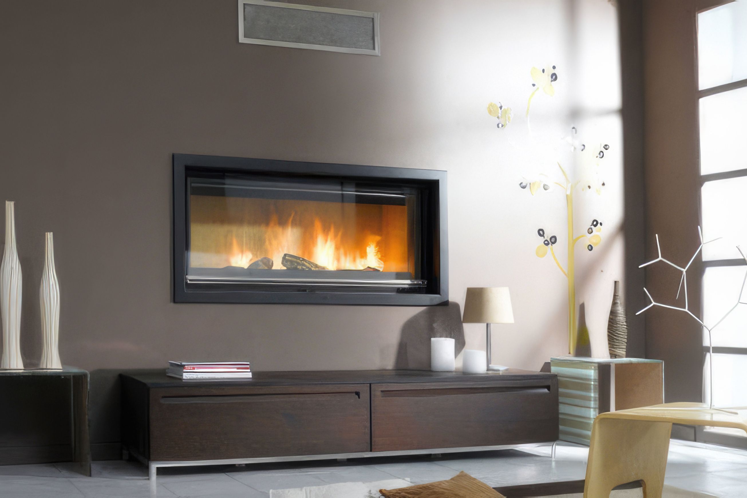 Cheminees Philippe Radiante 1200-4 Fireplace