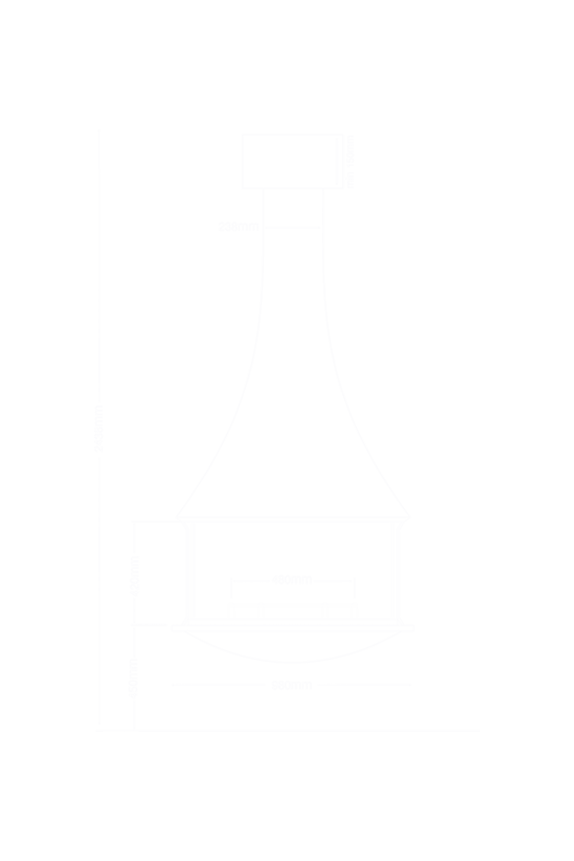 JC Bordelet Zelia 908 - Suspended Wood Fireplace