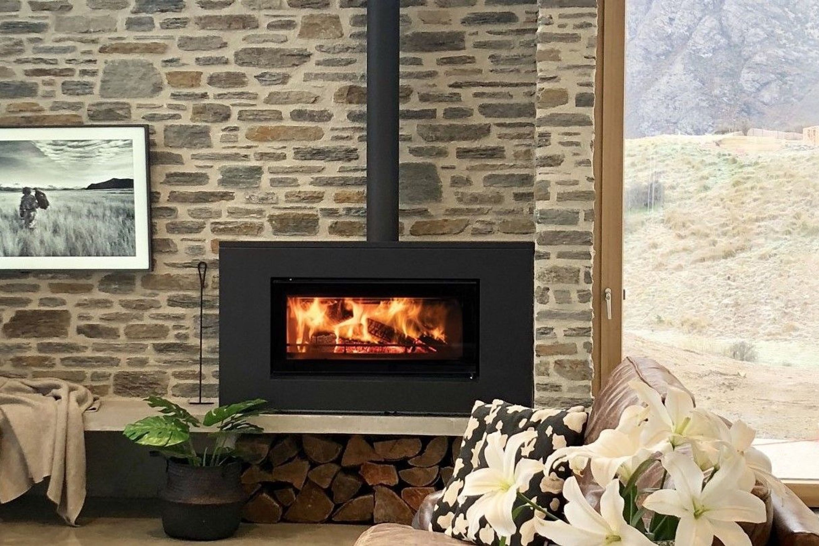 Stovax Studio 2 (NZ) ZCB Freestanding Wood Fireplace