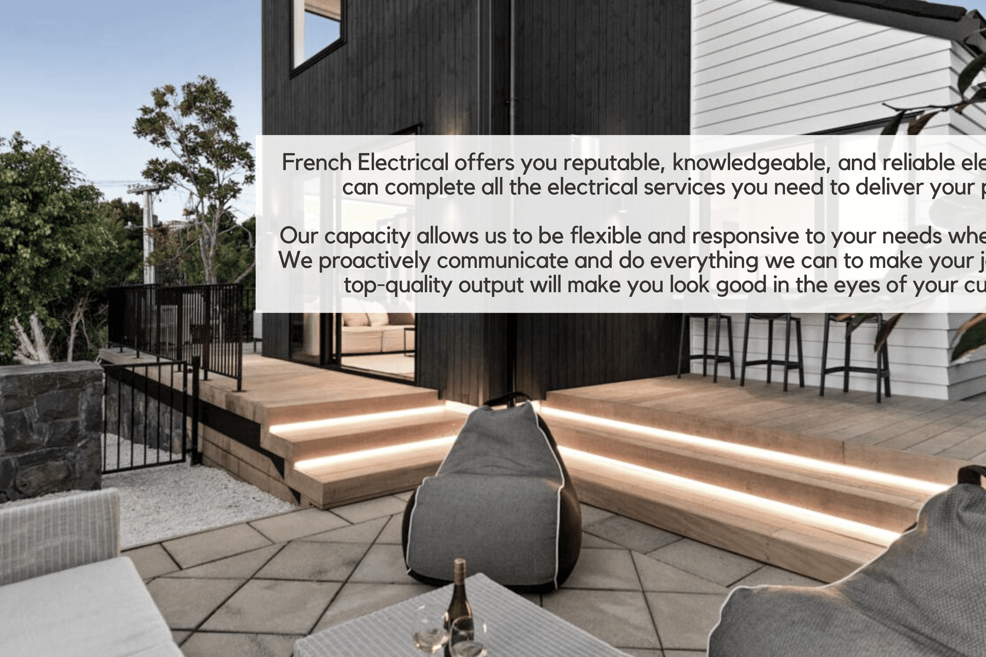 French Electrical banner