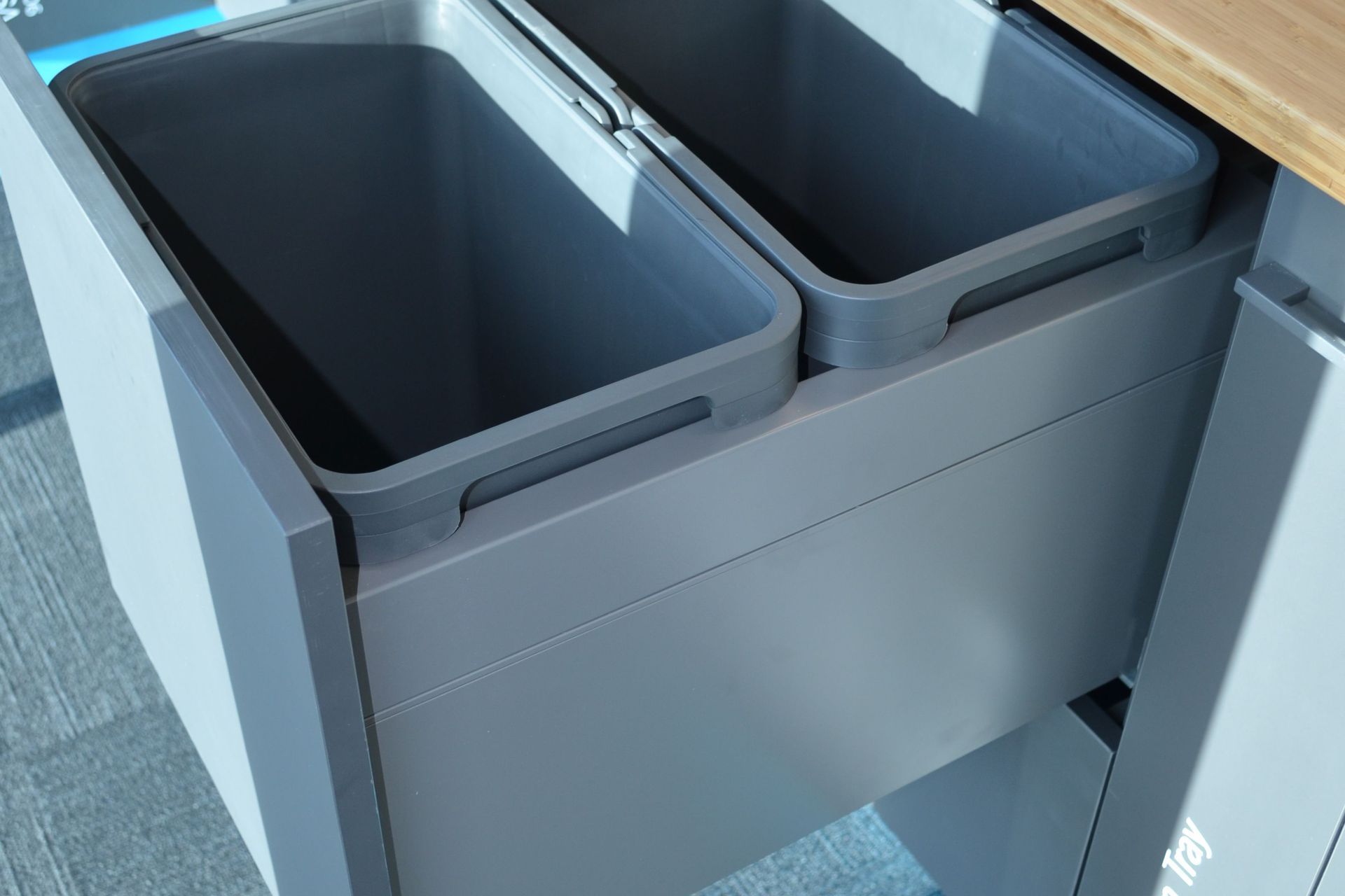 Tanova Designer Series 2 Pull Out Soft Close Kitchen Bin Systems