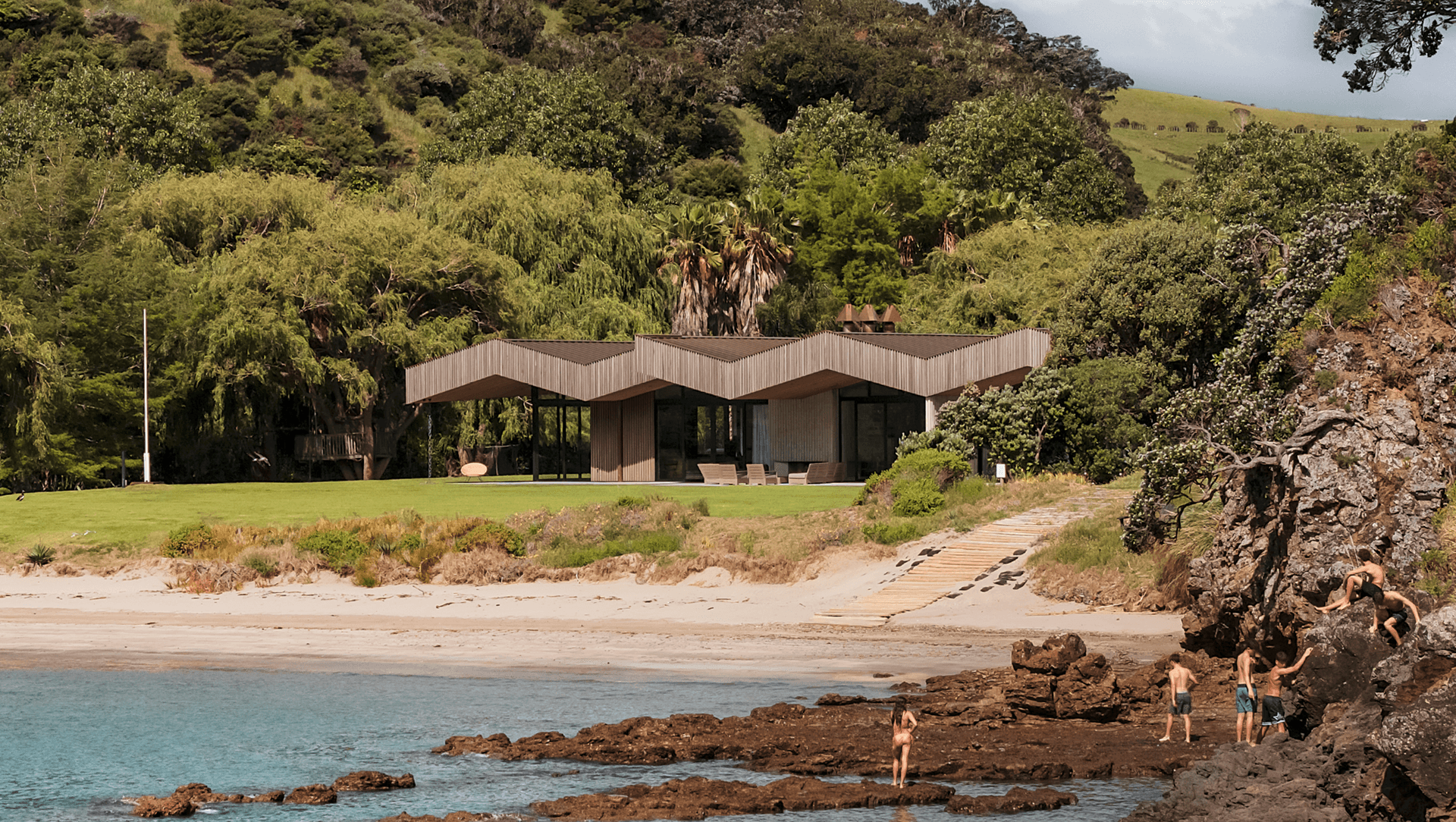 Boatshed Bay banner