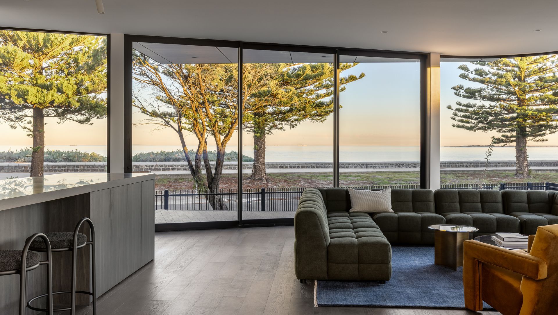 Contemporary coastal architecture shaped by site & outlook banner