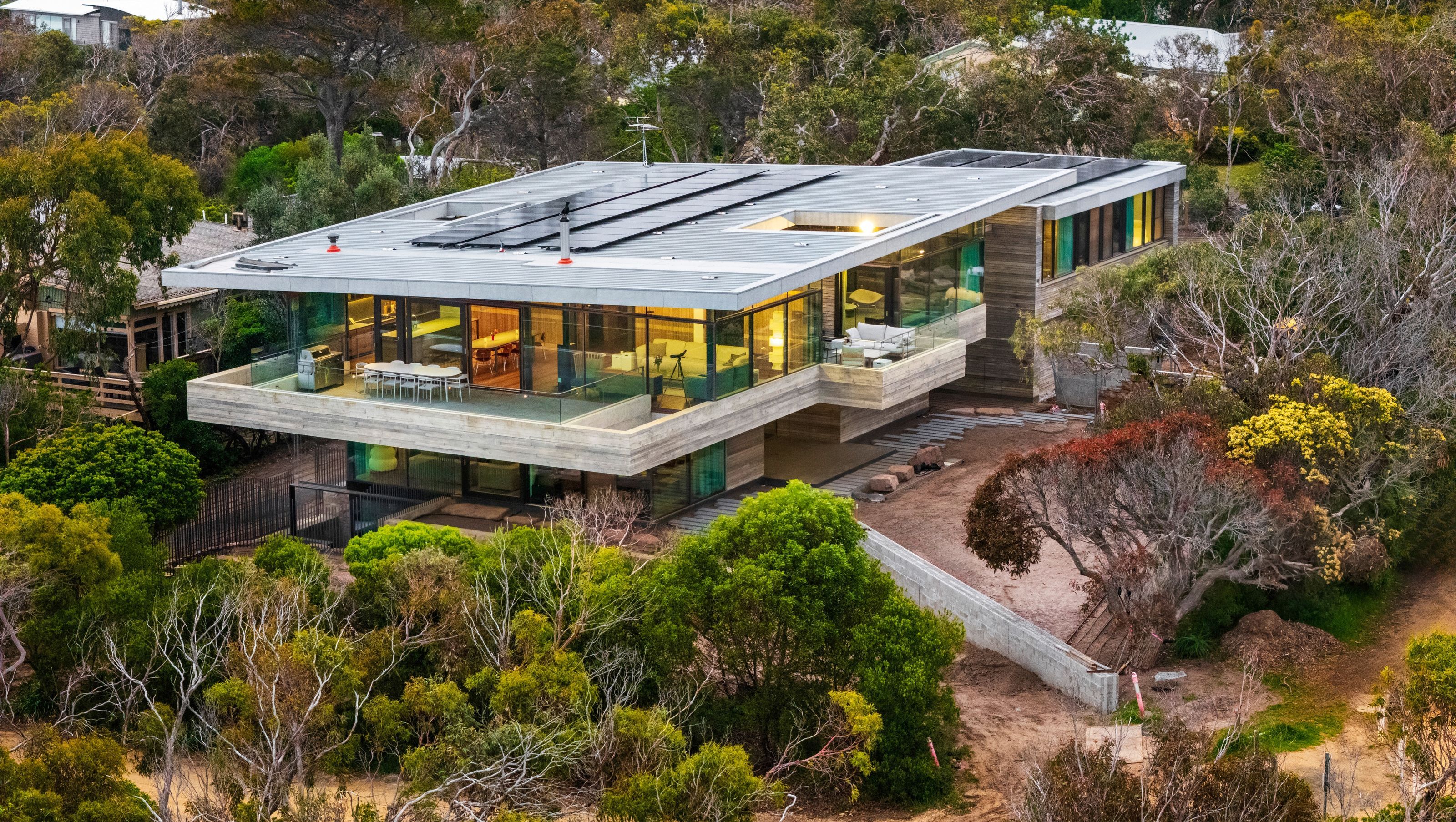 Cantilevered Coastal Home