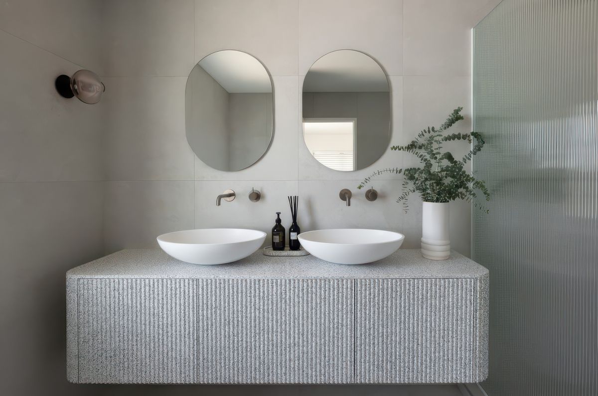 Fluted Vanity