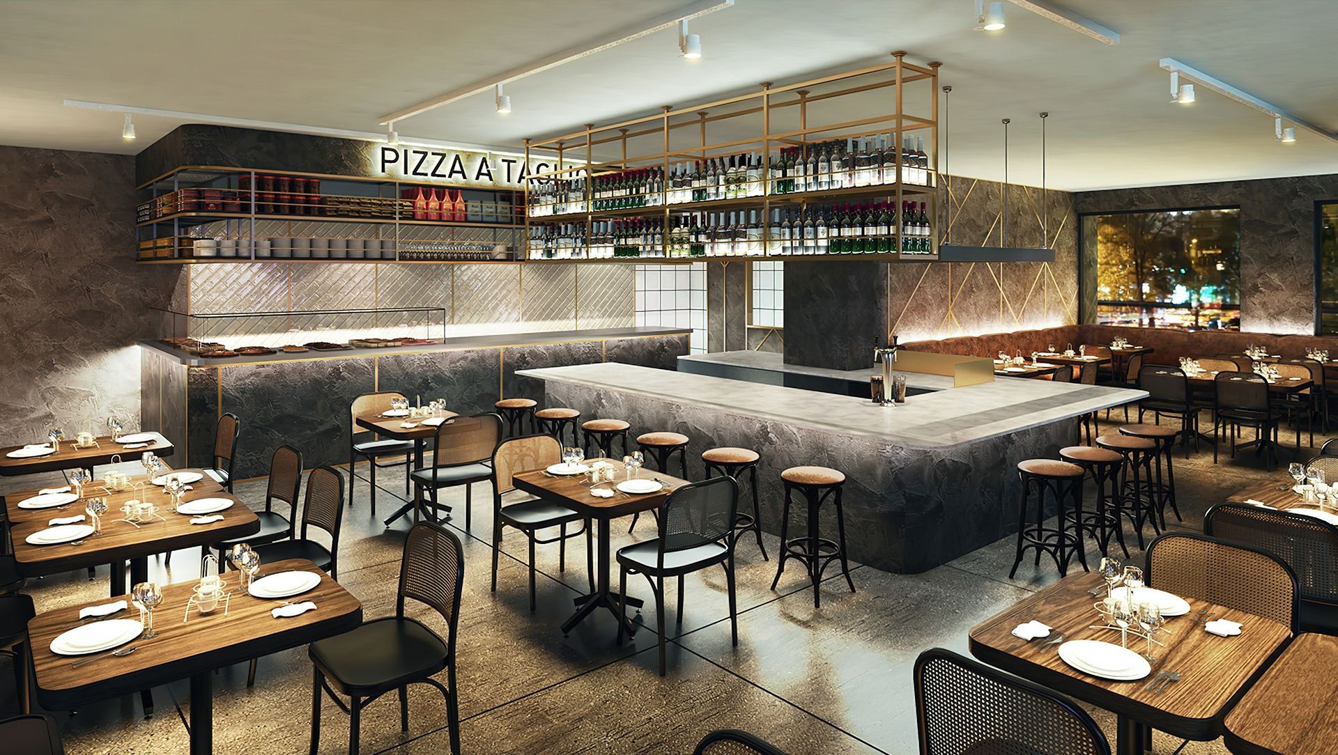 Baccomatto Osteria, Interior Design banner